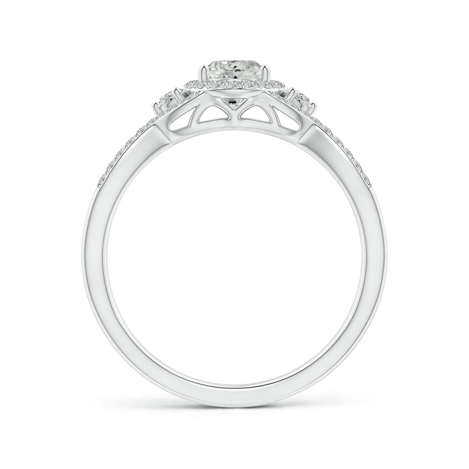 K, I3 / 0.65 CT / 14 KT White Gold