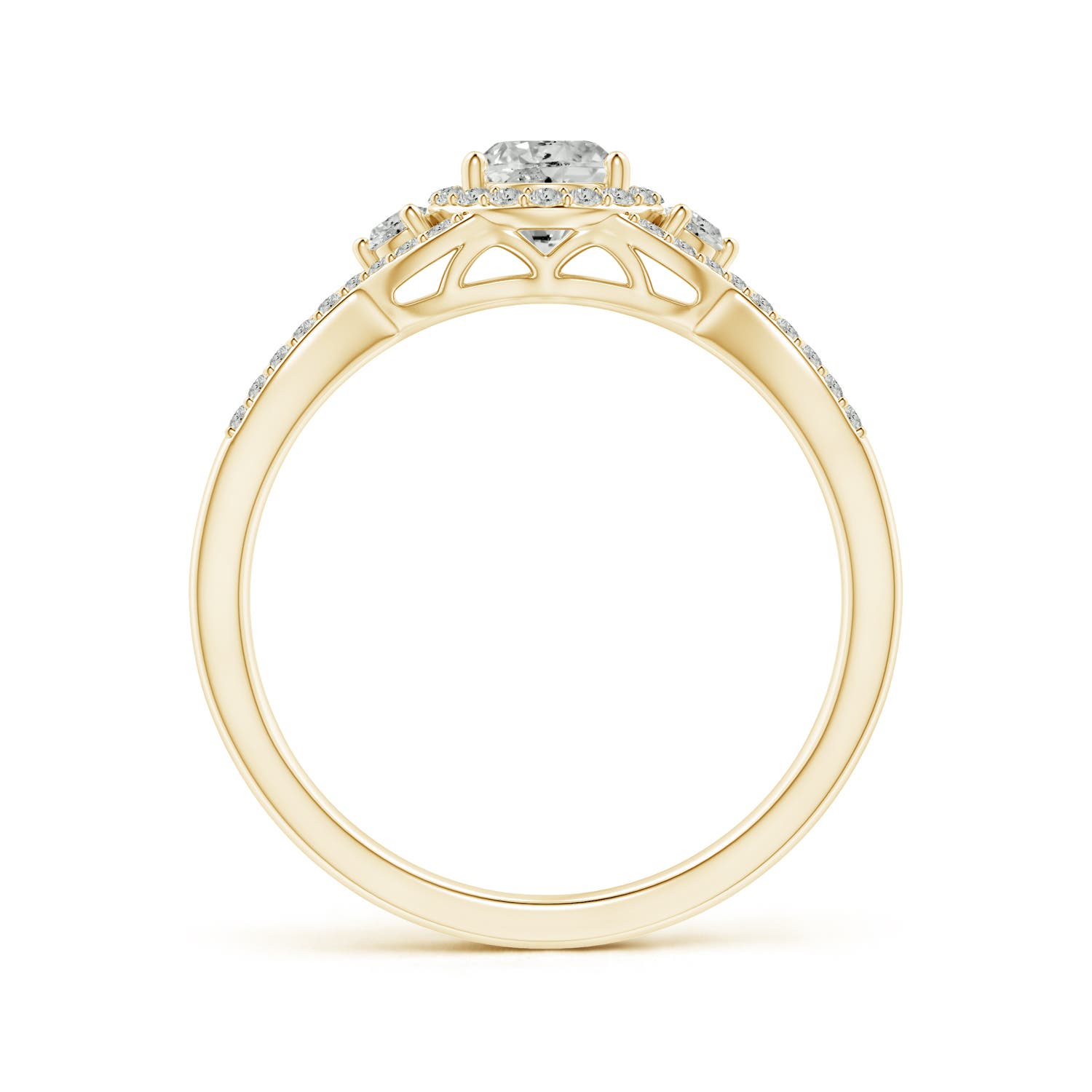 K, I3 / 0.65 CT / 14 KT Yellow Gold