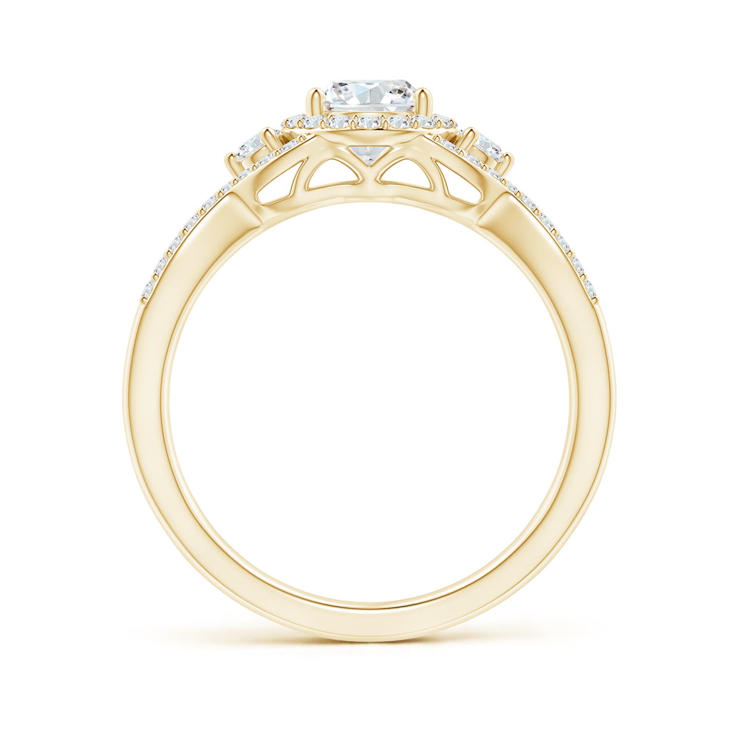 G, VS2 / 0.78 CT / 14 KT Yellow Gold