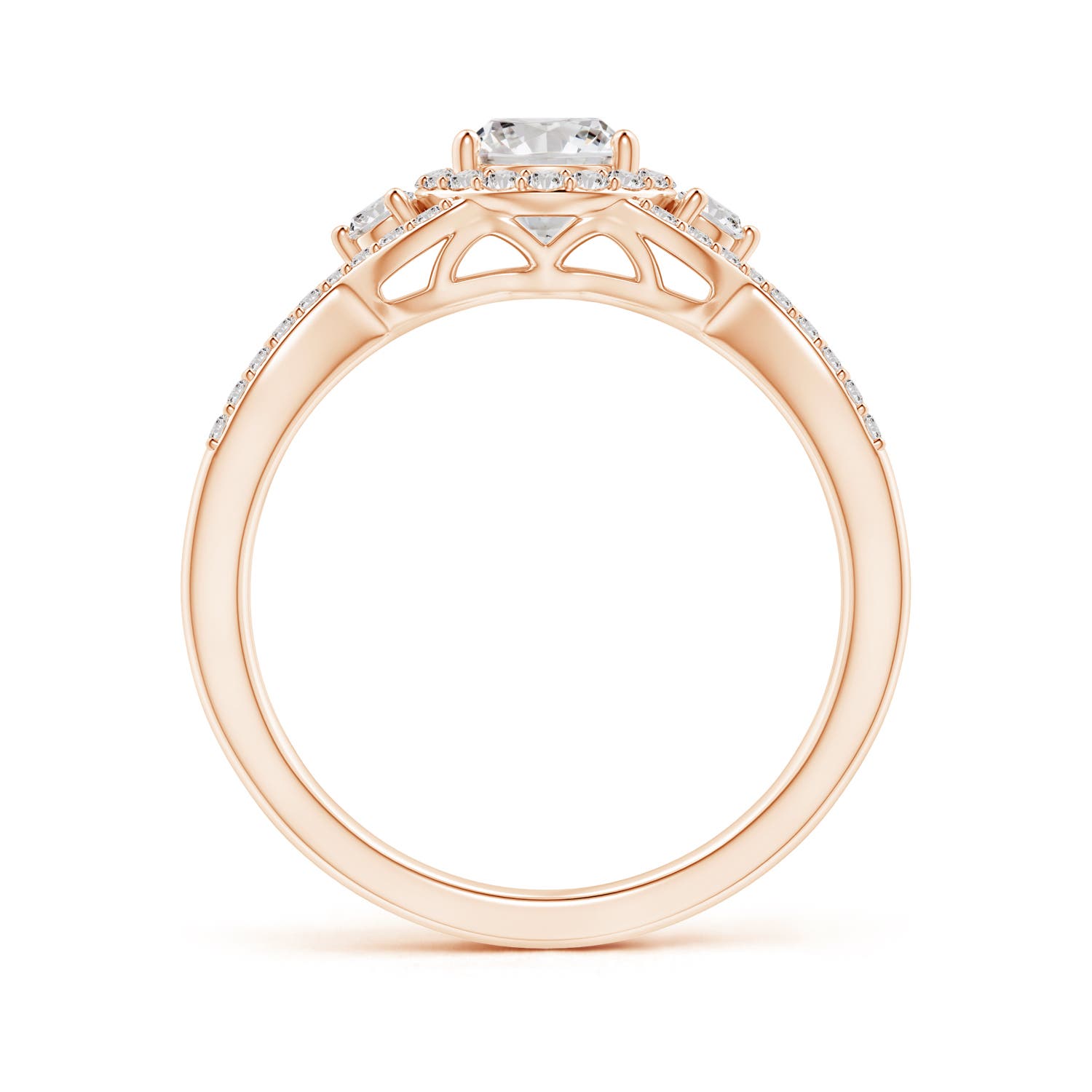 I-J, I1-I2 / 0.78 CT / 14 KT Rose Gold