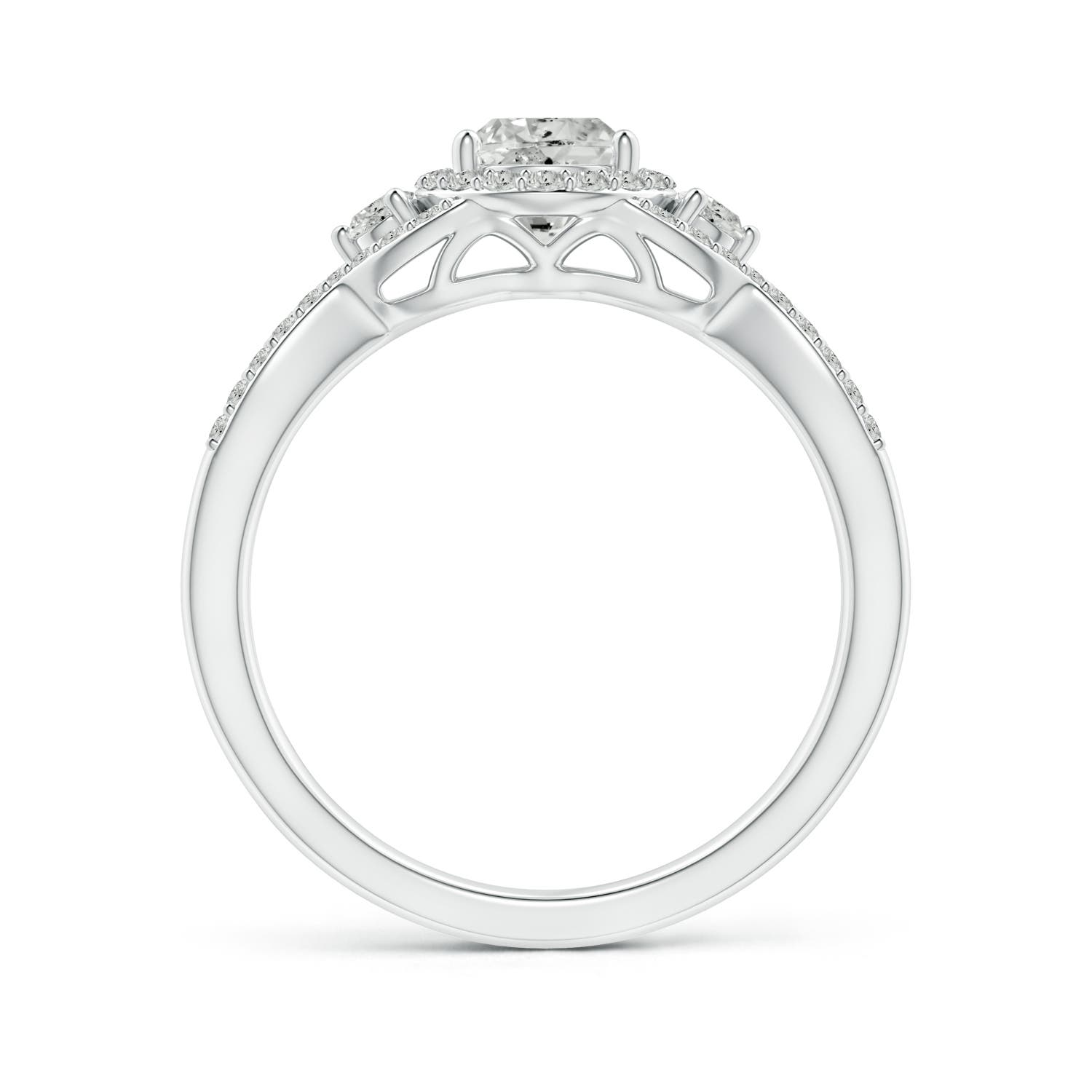 K, I3 / 0.78 CT / 14 KT White Gold