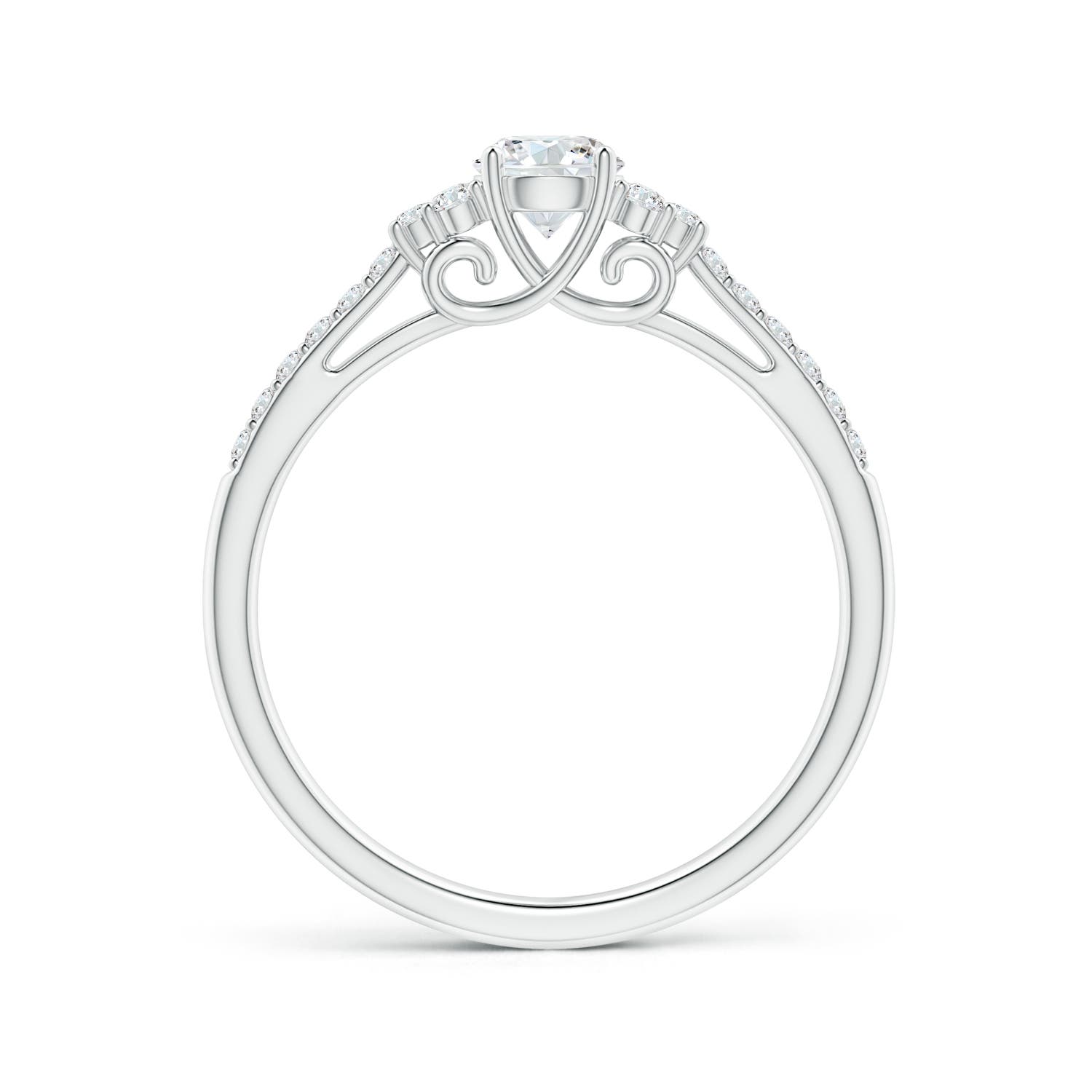 G, VS2 / 0.49 CT / 14 KT White Gold