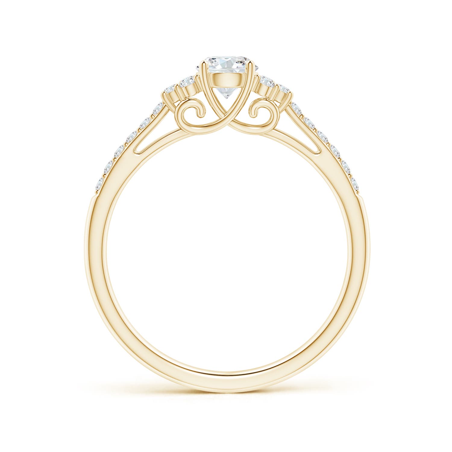 G, VS2 / 0.49 CT / 14 KT Yellow Gold