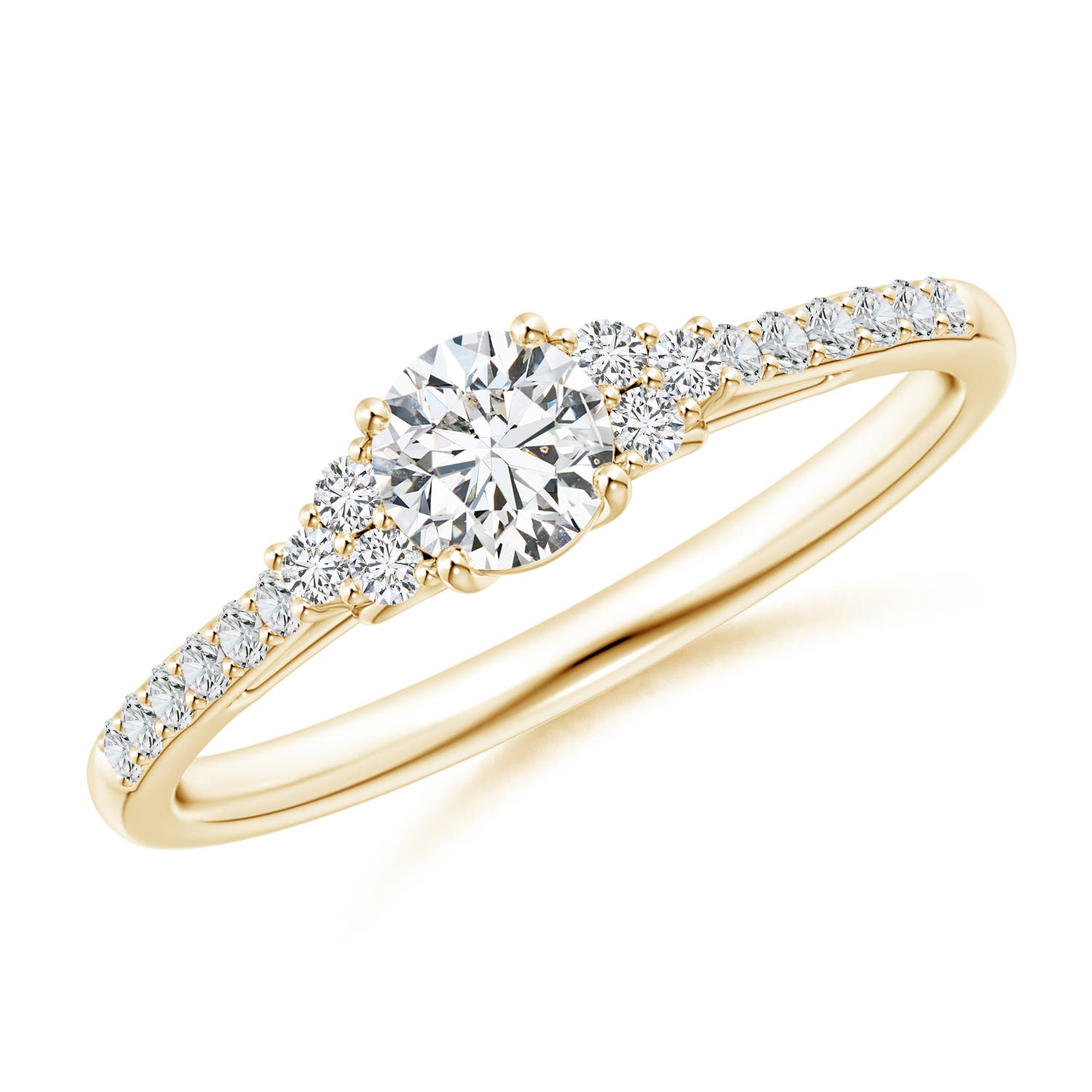 H, SI2 / 0.49 CT / 14 KT Yellow Gold