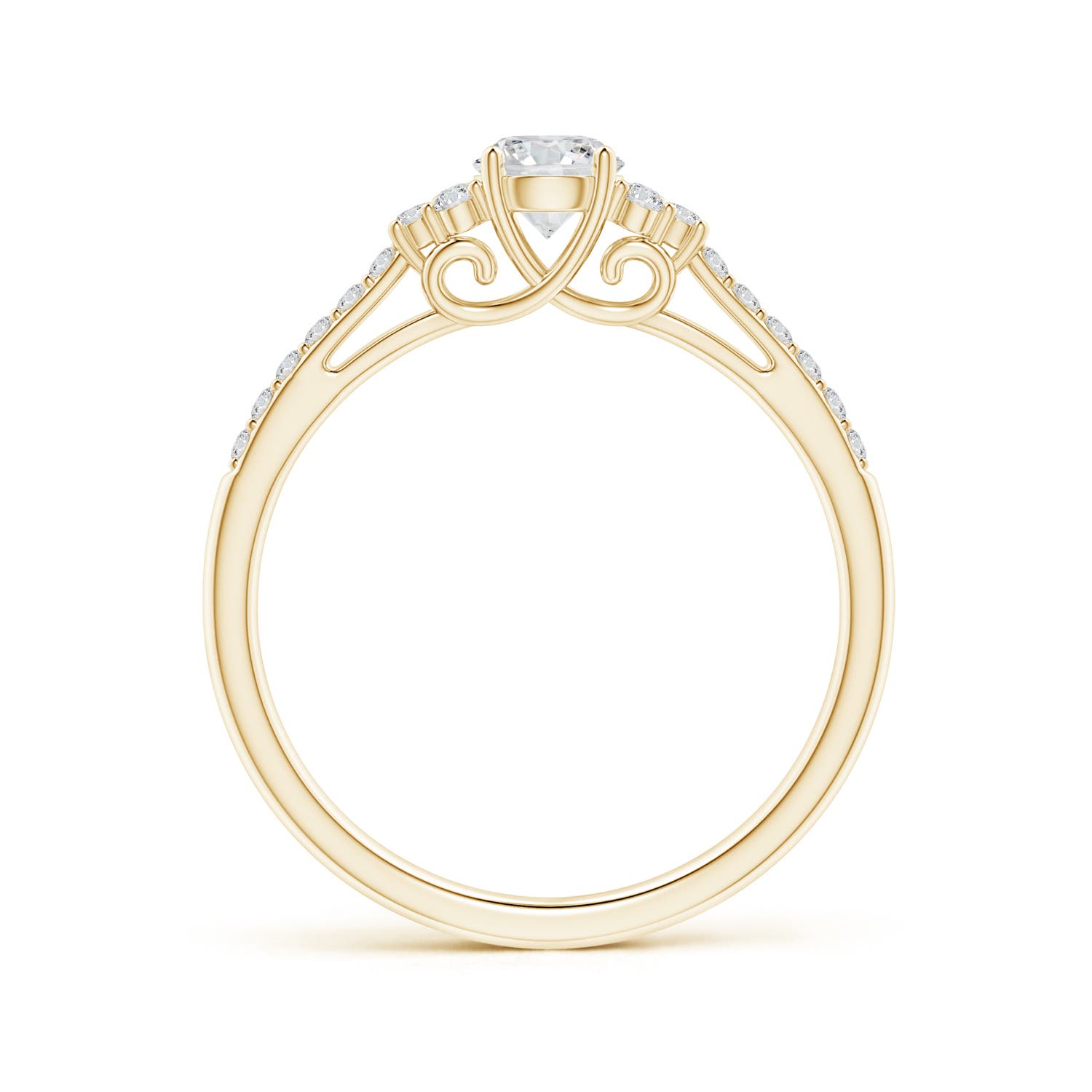 H, SI2 / 0.49 CT / 14 KT Yellow Gold