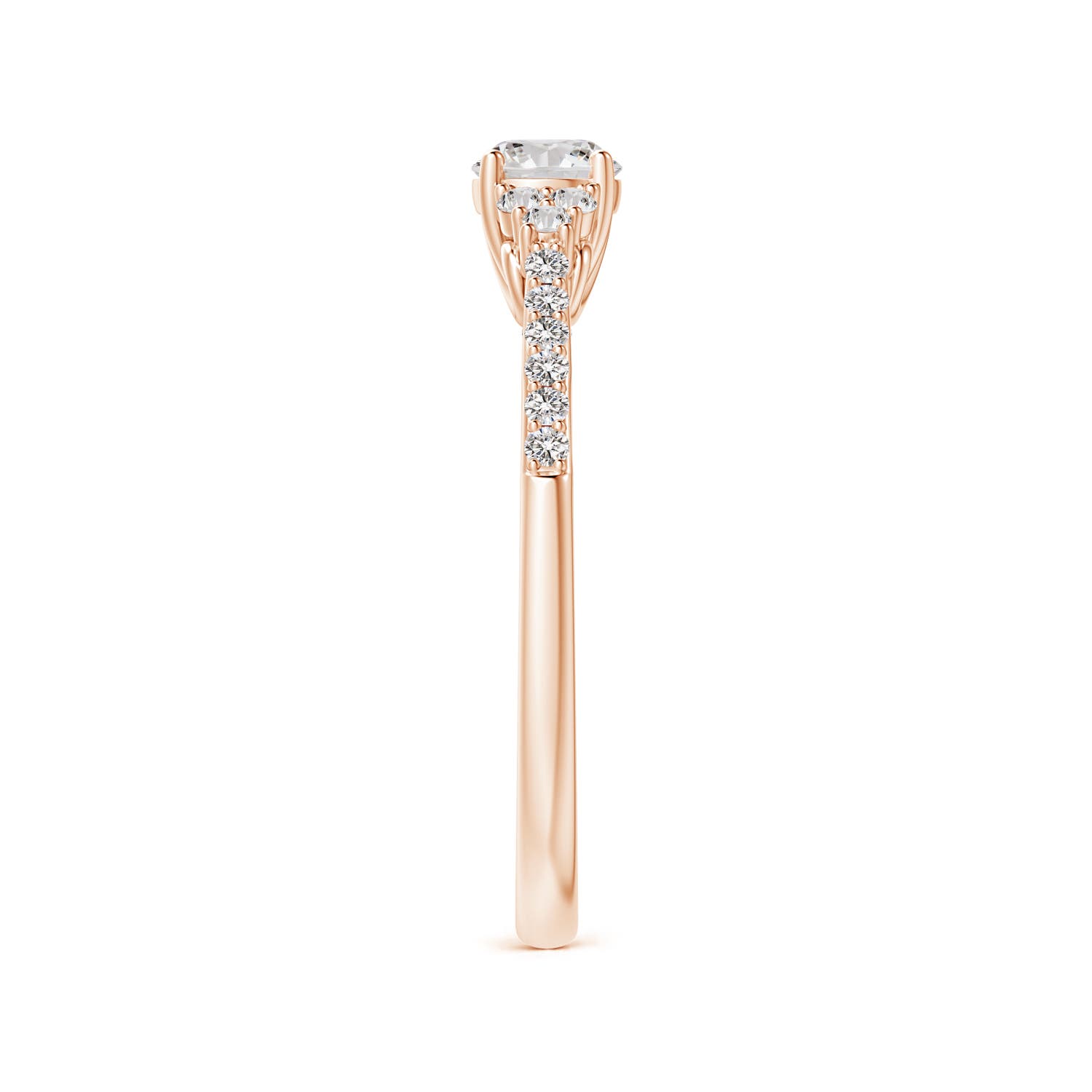 I-J, I1-I2 / 0.49 CT / 14 KT Rose Gold