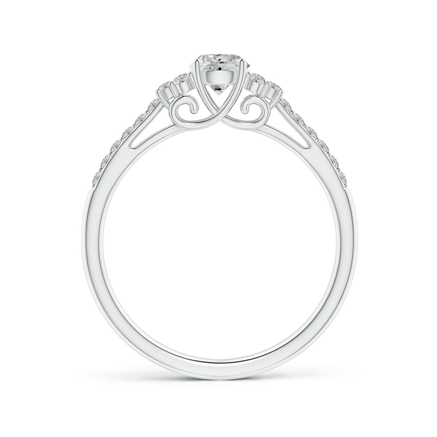 K, I3 / 0.49 CT / 14 KT White Gold