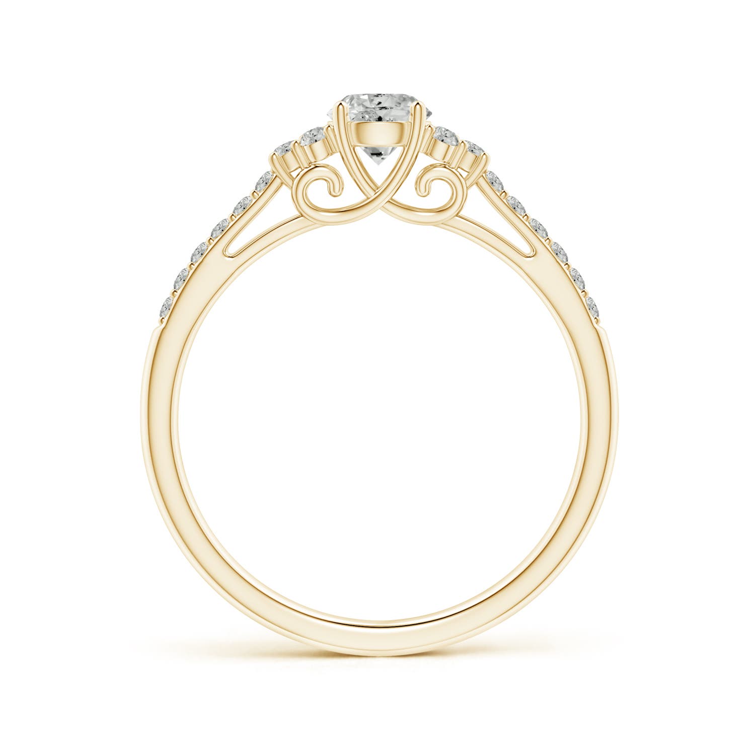 K, I3 / 0.49 CT / 14 KT Yellow Gold