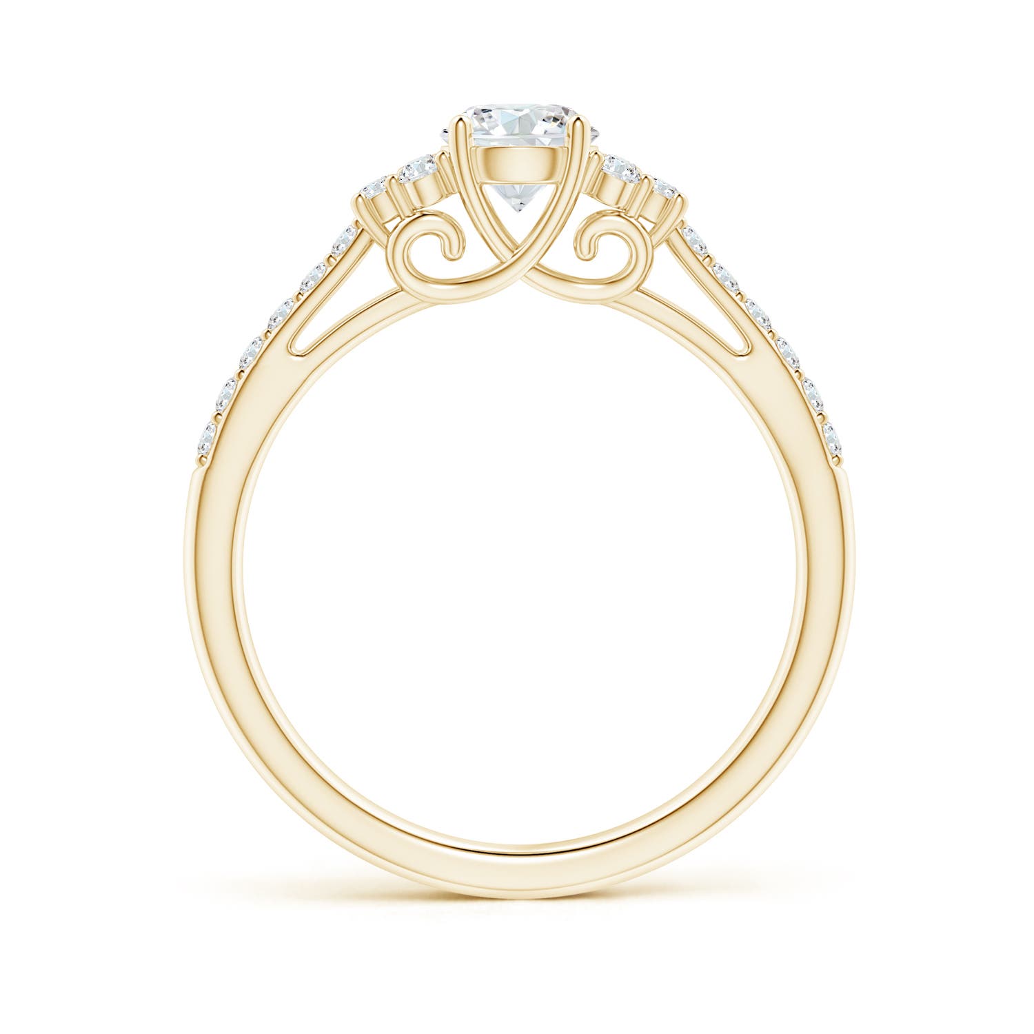 G, VS2 / 0.67 CT / 14 KT Yellow Gold