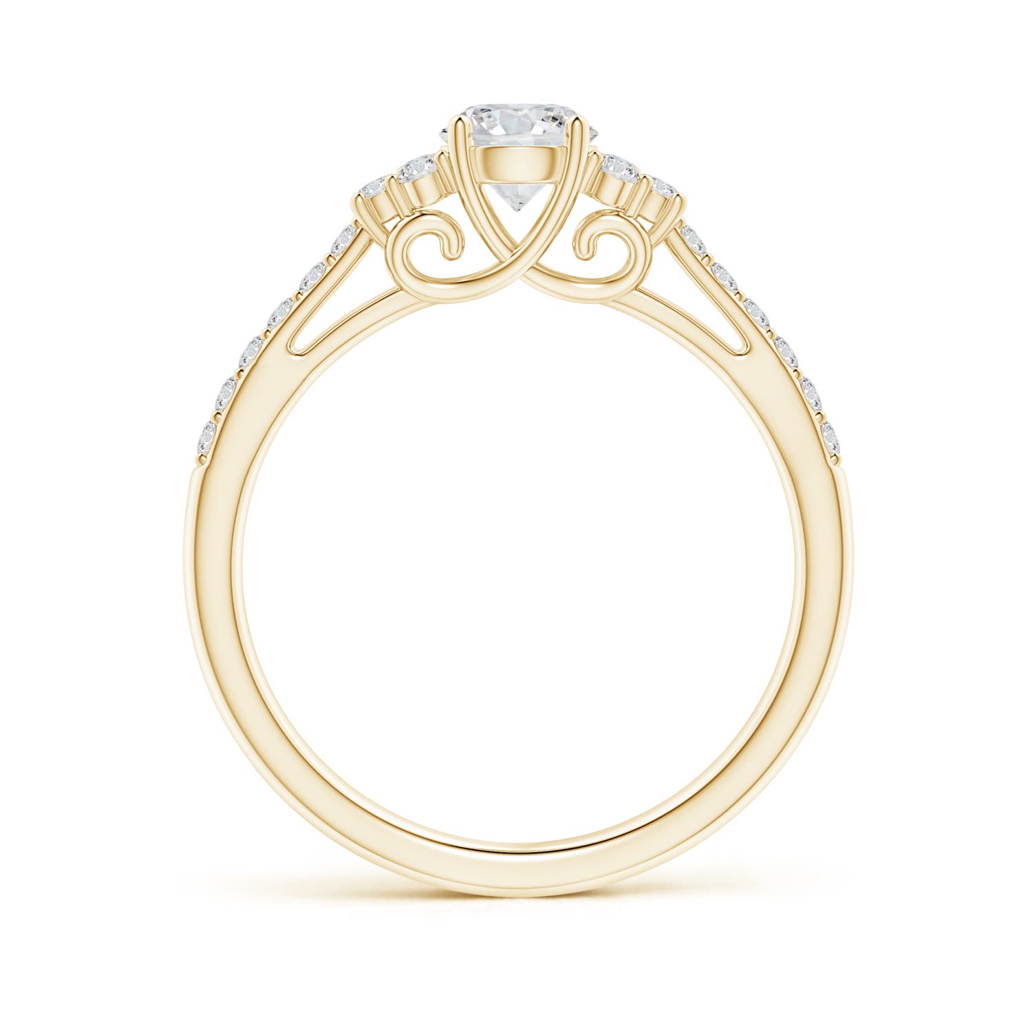 H, SI2 / 0.67 CT / 14 KT Yellow Gold