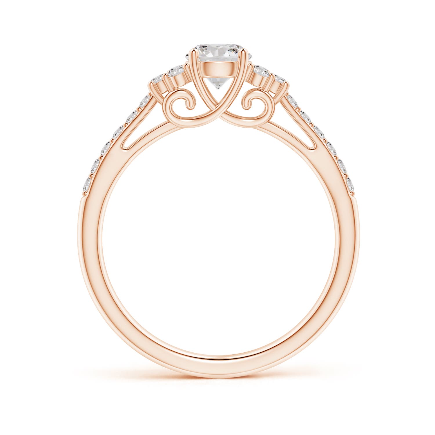 I-J, I1-I2 / 0.67 CT / 14 KT Rose Gold