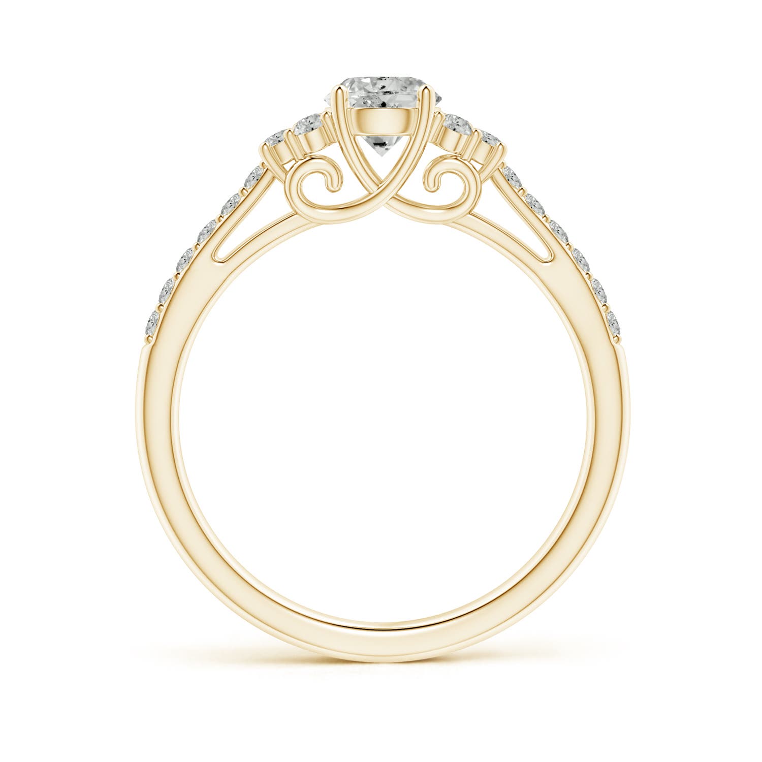 K, I3 / 0.67 CT / 14 KT Yellow Gold