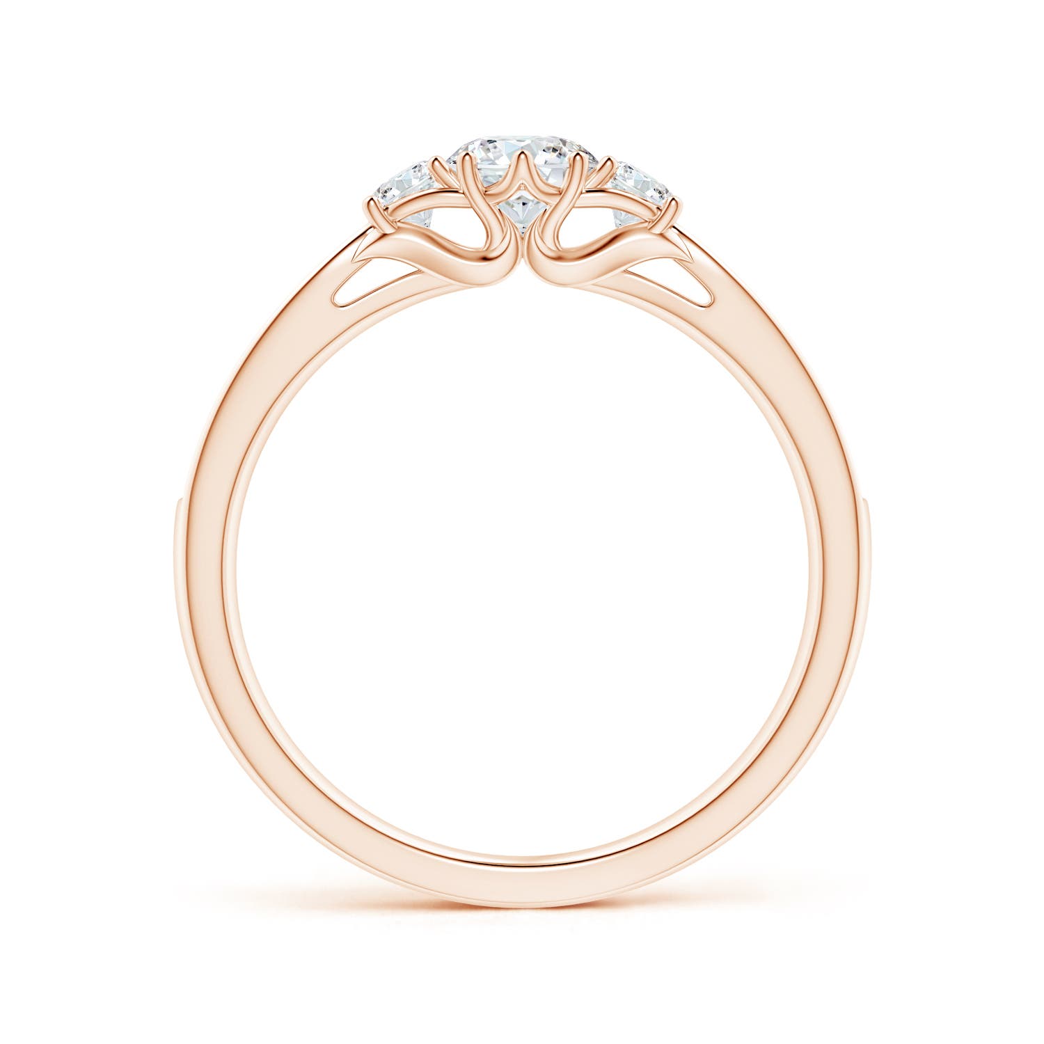 G, VS2 / 0.63 CT / 14 KT Rose Gold