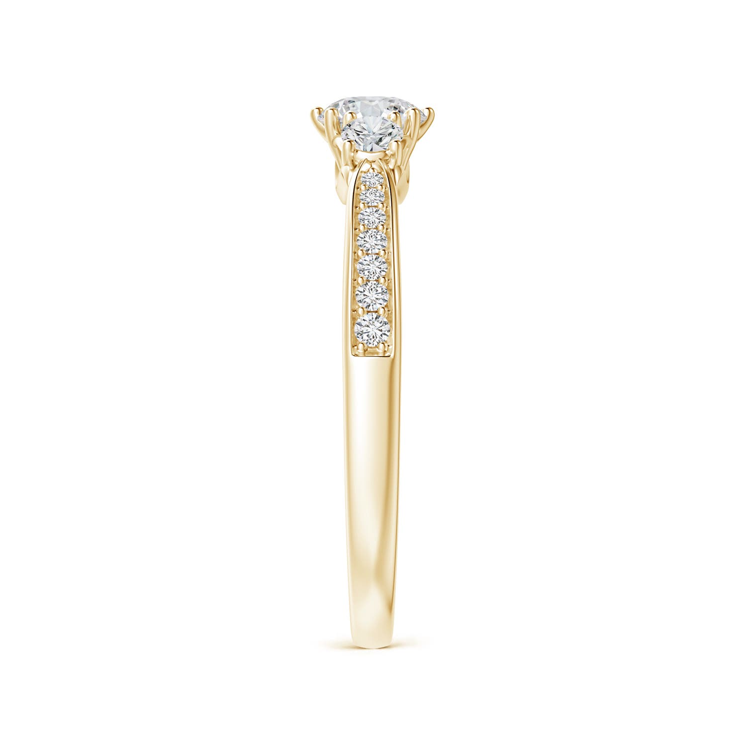 H, SI2 / 0.63 CT / 14 KT Yellow Gold