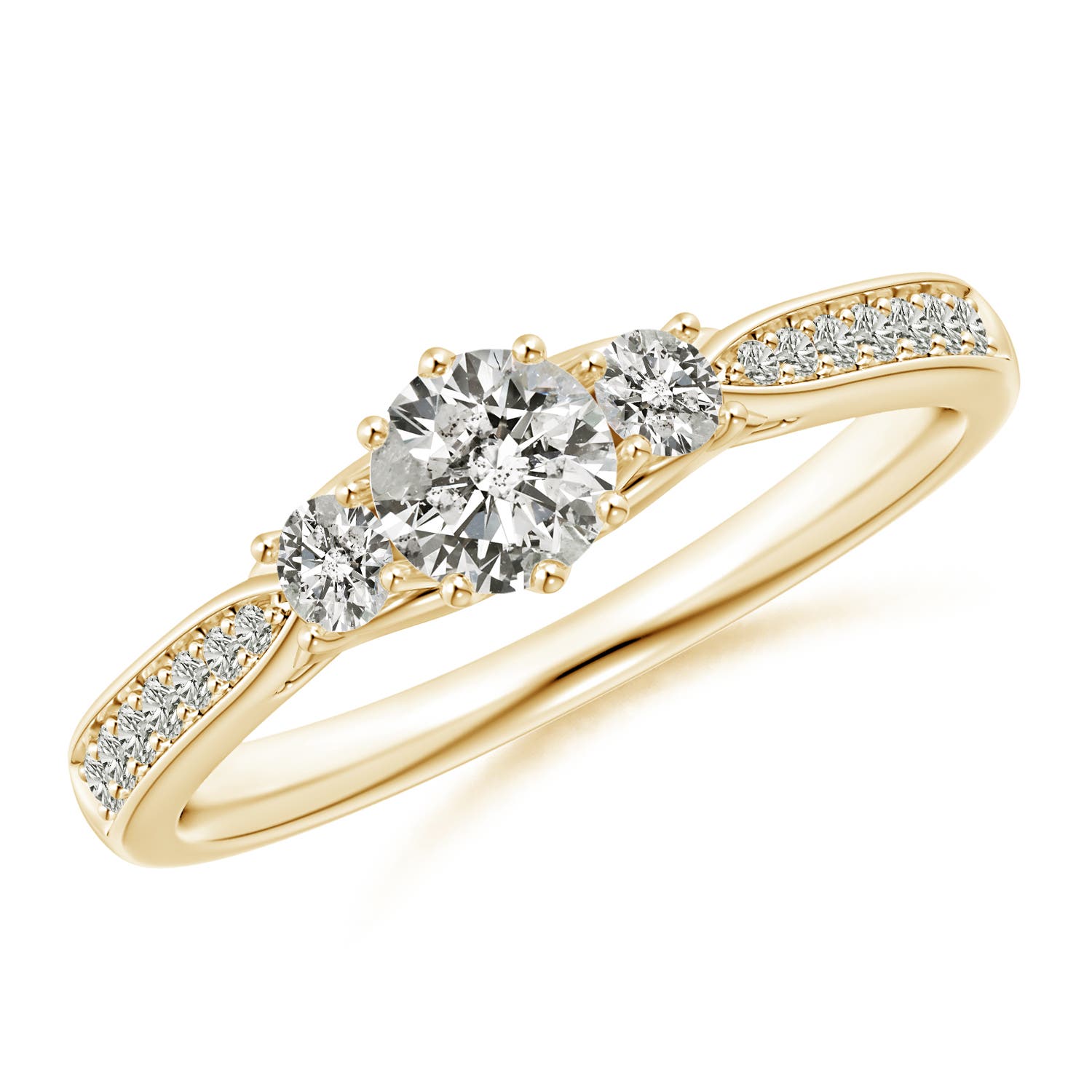 K, I3 / 0.63 CT / 14 KT Yellow Gold