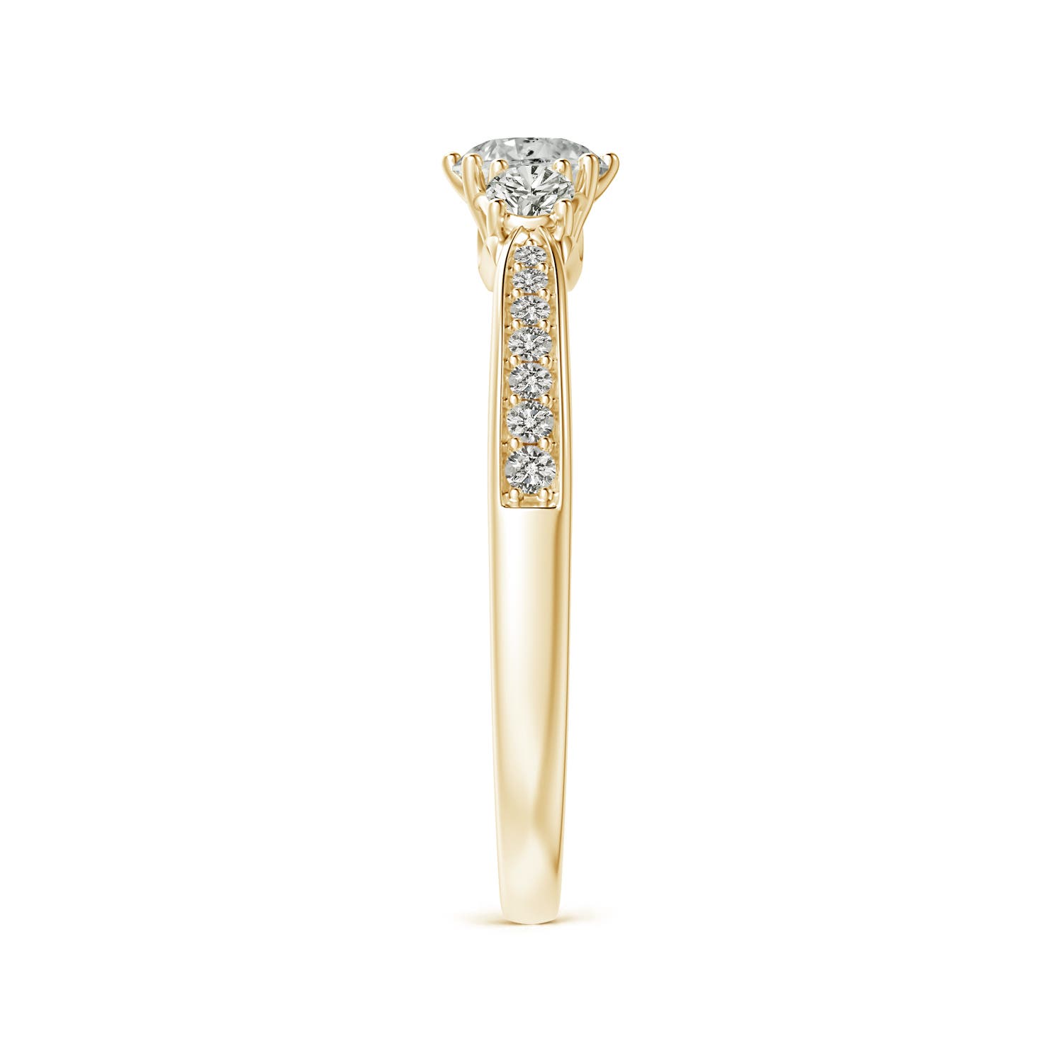 K, I3 / 0.63 CT / 14 KT Yellow Gold