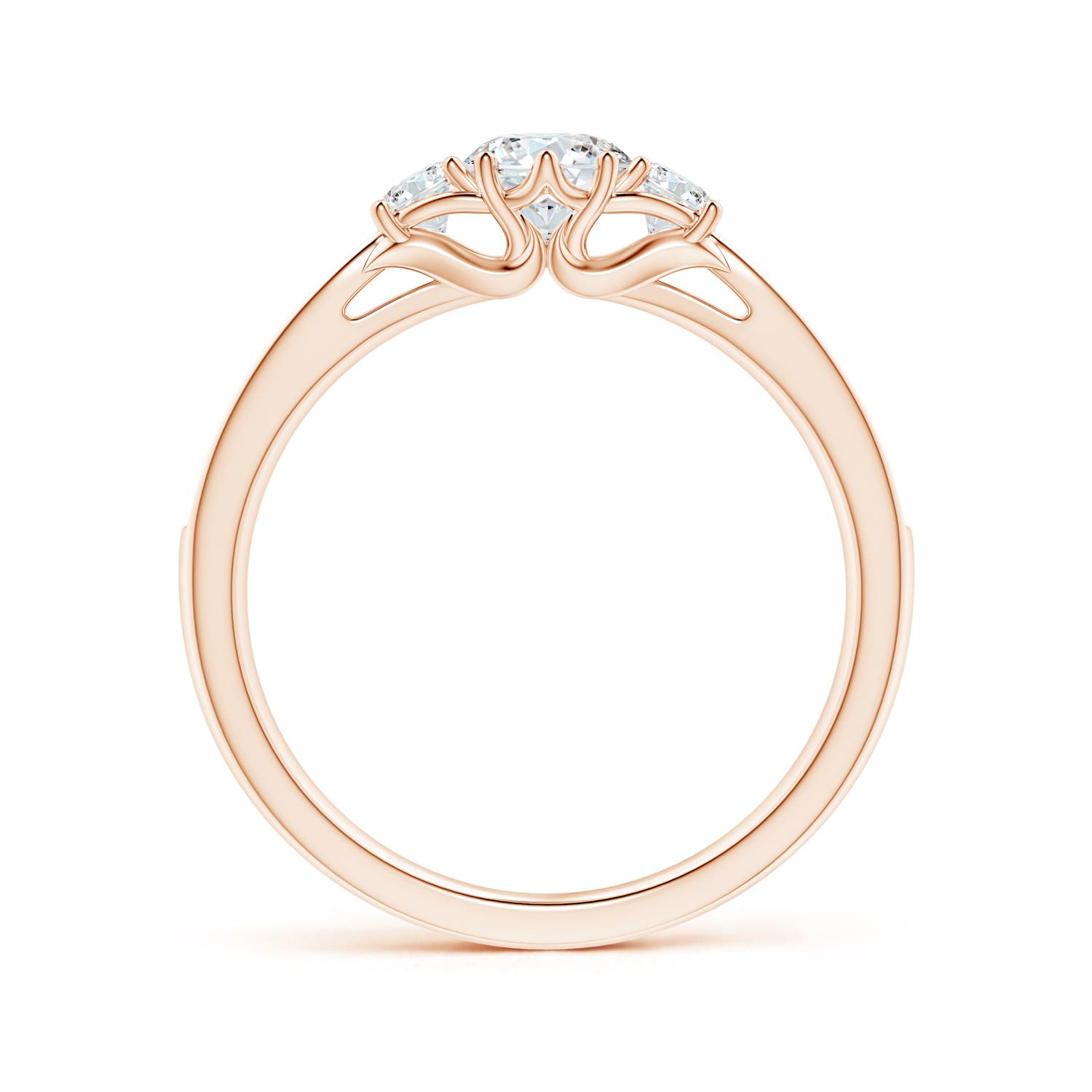 G, VS2 / 0.73 CT / 14 KT Rose Gold