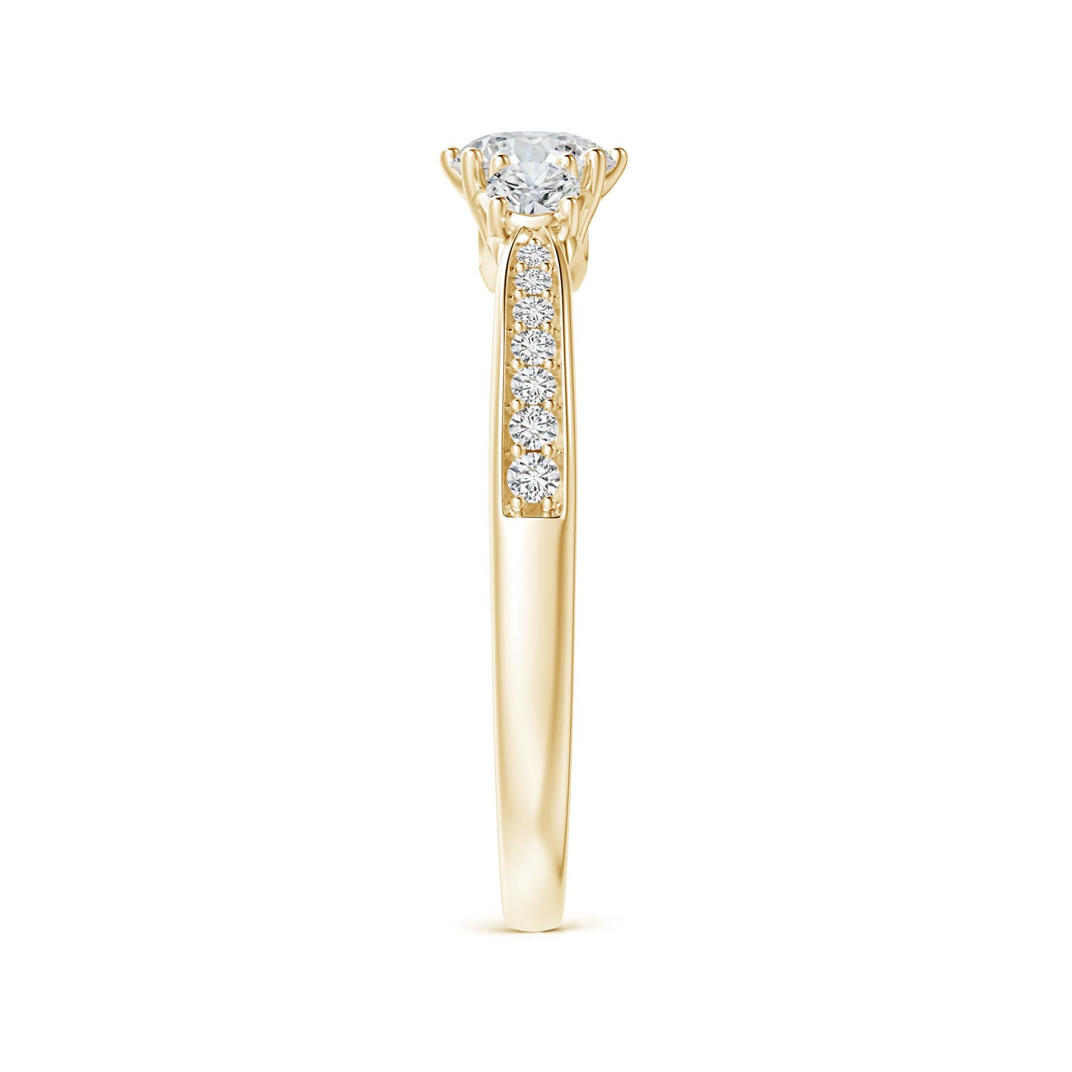 H, SI2 / 0.73 CT / 14 KT Yellow Gold