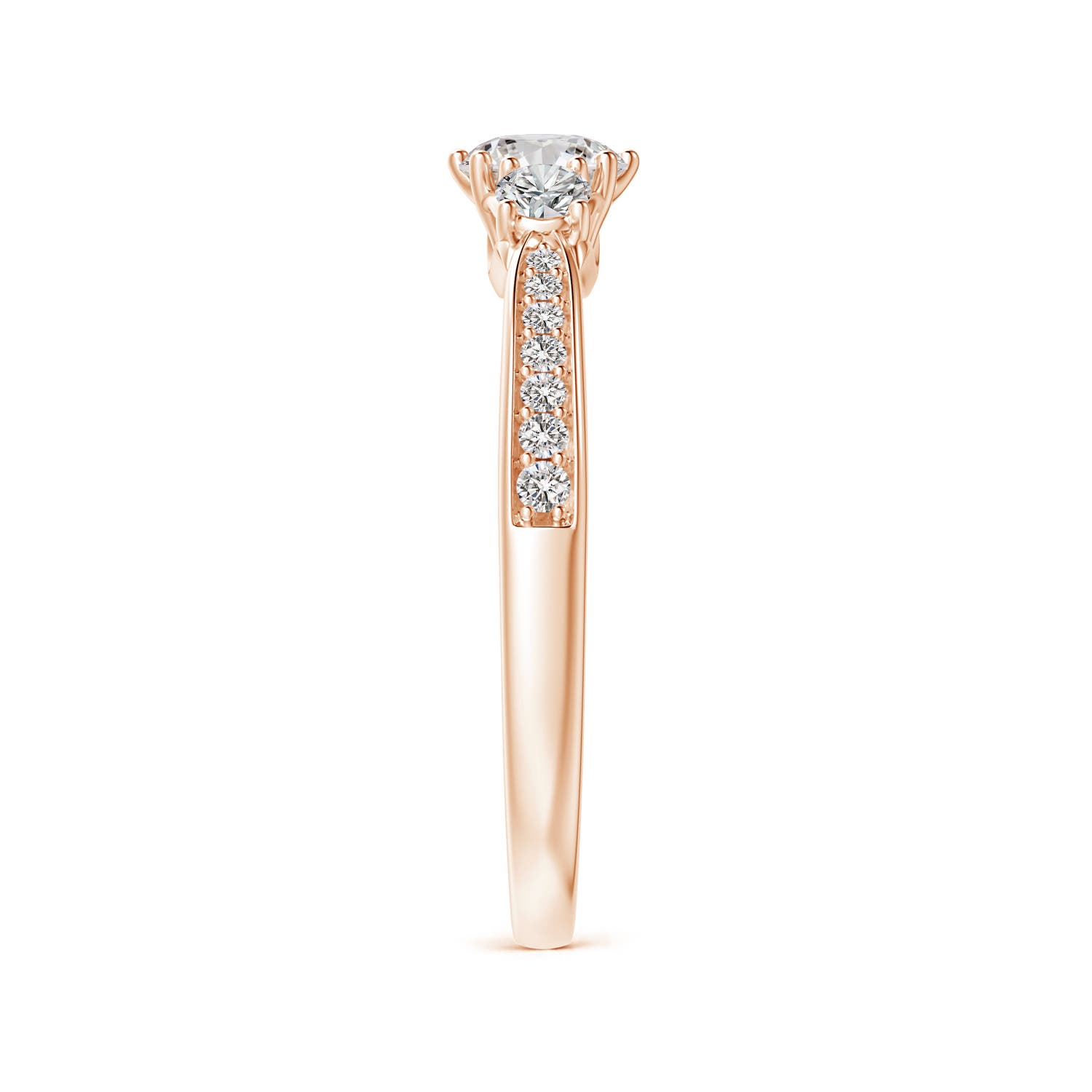 I-J, I1-I2 / 0.73 CT / 14 KT Rose Gold