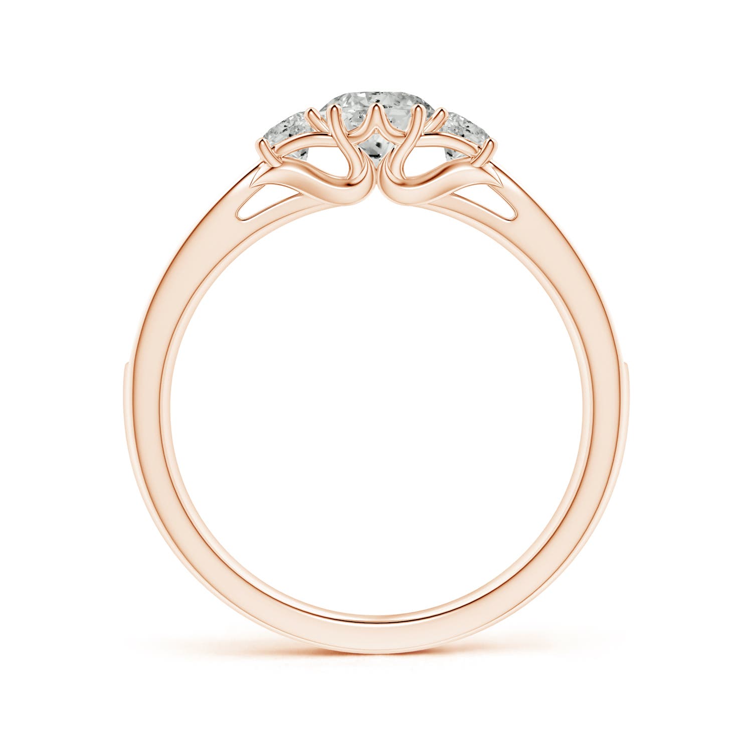 K, I3 / 0.73 CT / 14 KT Rose Gold