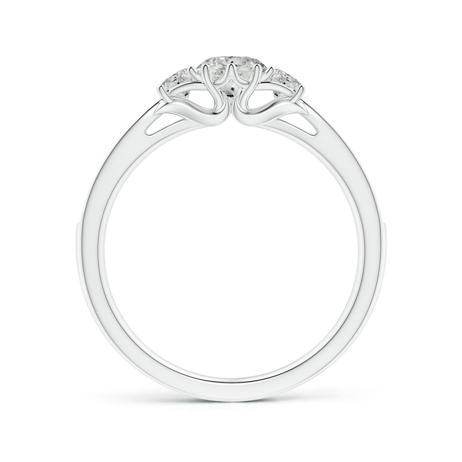 K, I3 / 0.73 CT / 14 KT White Gold