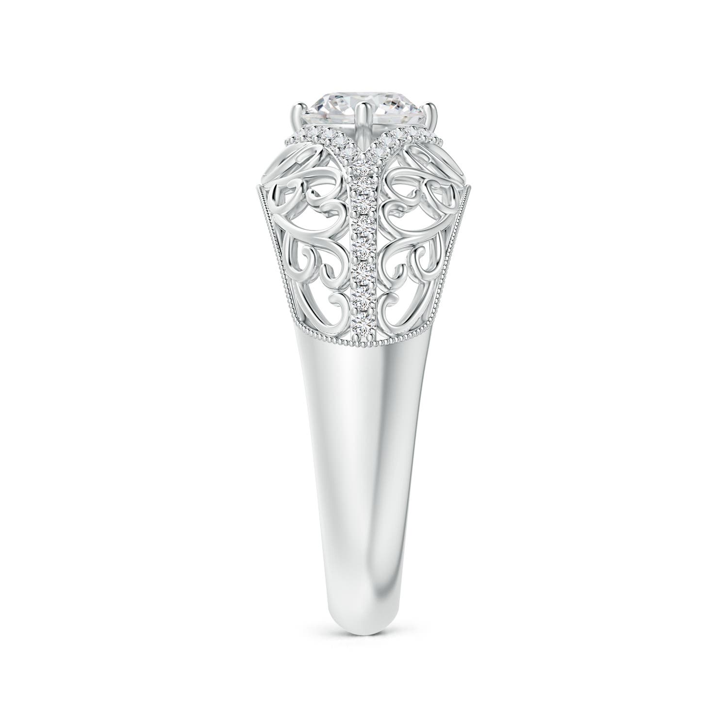 H, SI2 / 0.78 CT / 14 KT White Gold