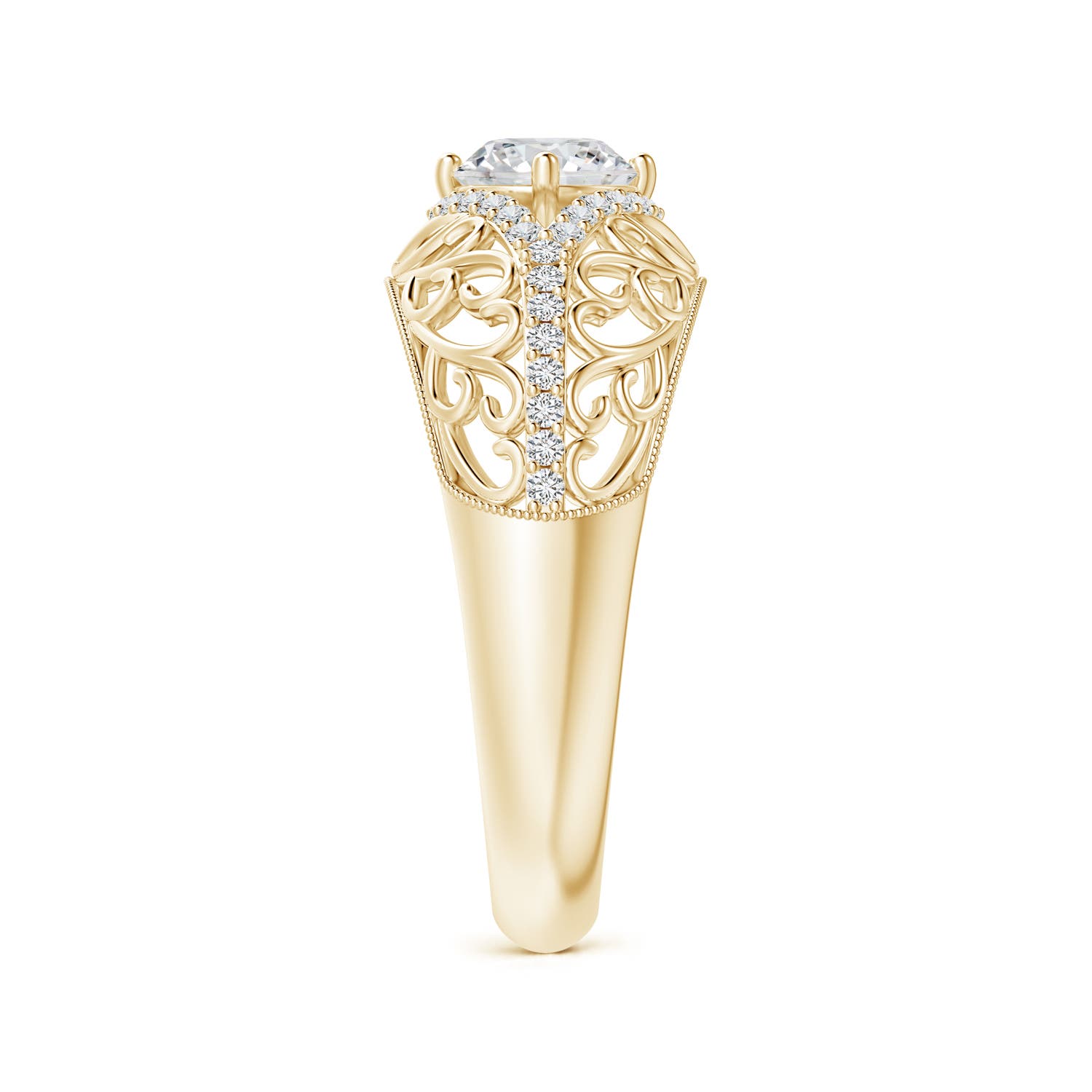 H, SI2 / 0.78 CT / 14 KT Yellow Gold