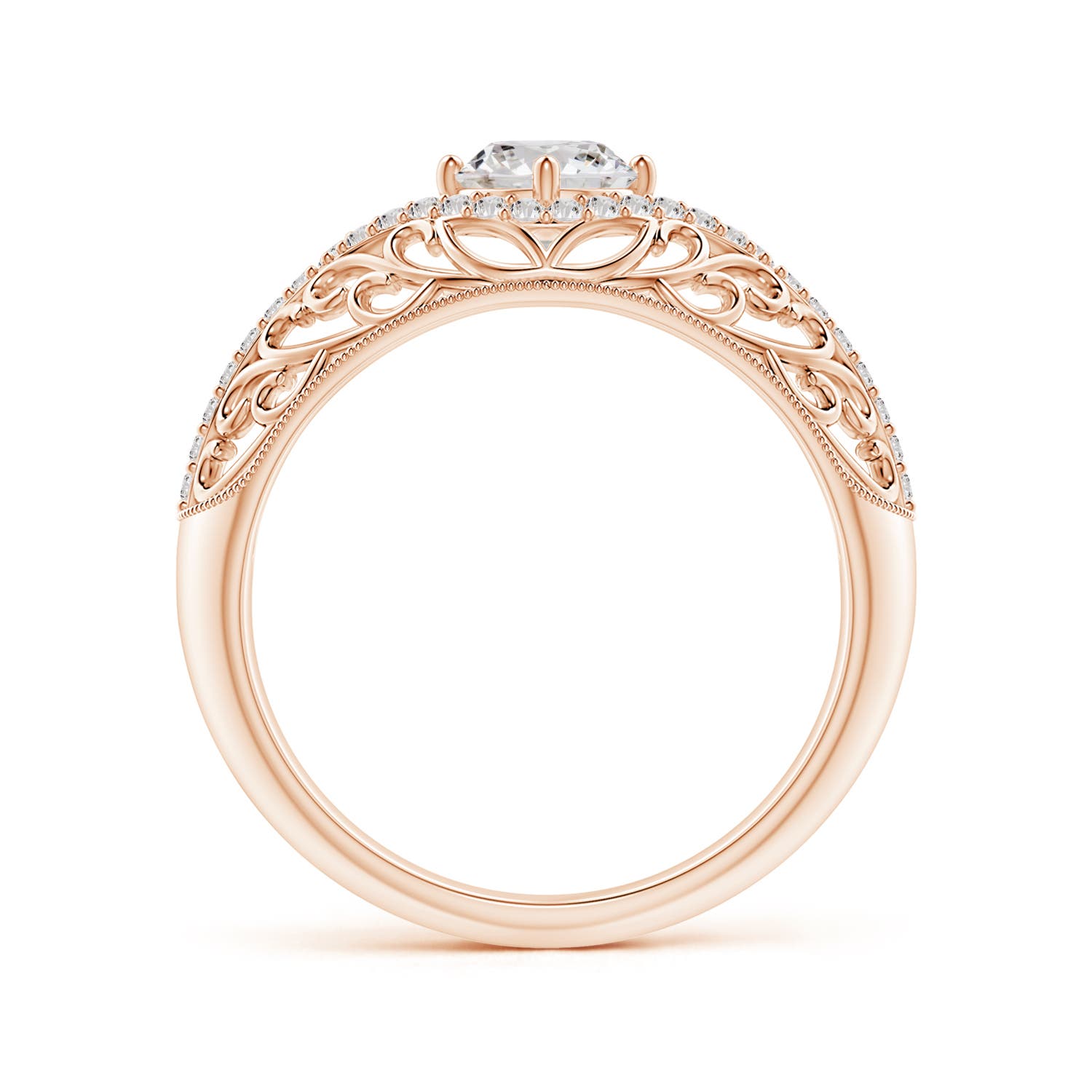 I-J, I1-I2 / 0.78 CT / 14 KT Rose Gold