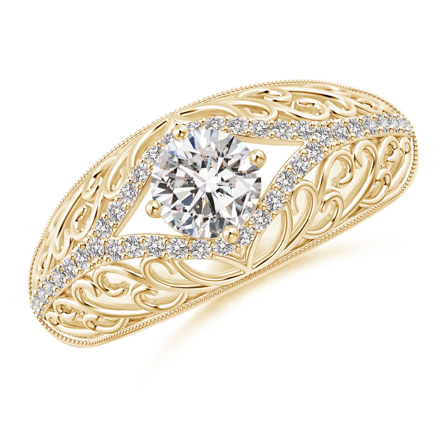 I-J, I1-I2 / 0.78 CT / 14 KT Yellow Gold