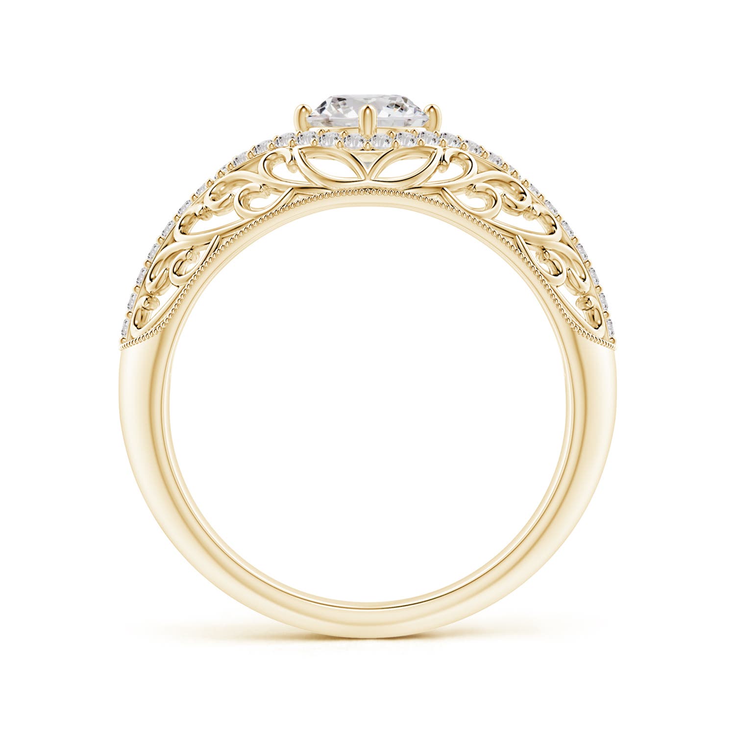 I-J, I1-I2 / 0.78 CT / 14 KT Yellow Gold