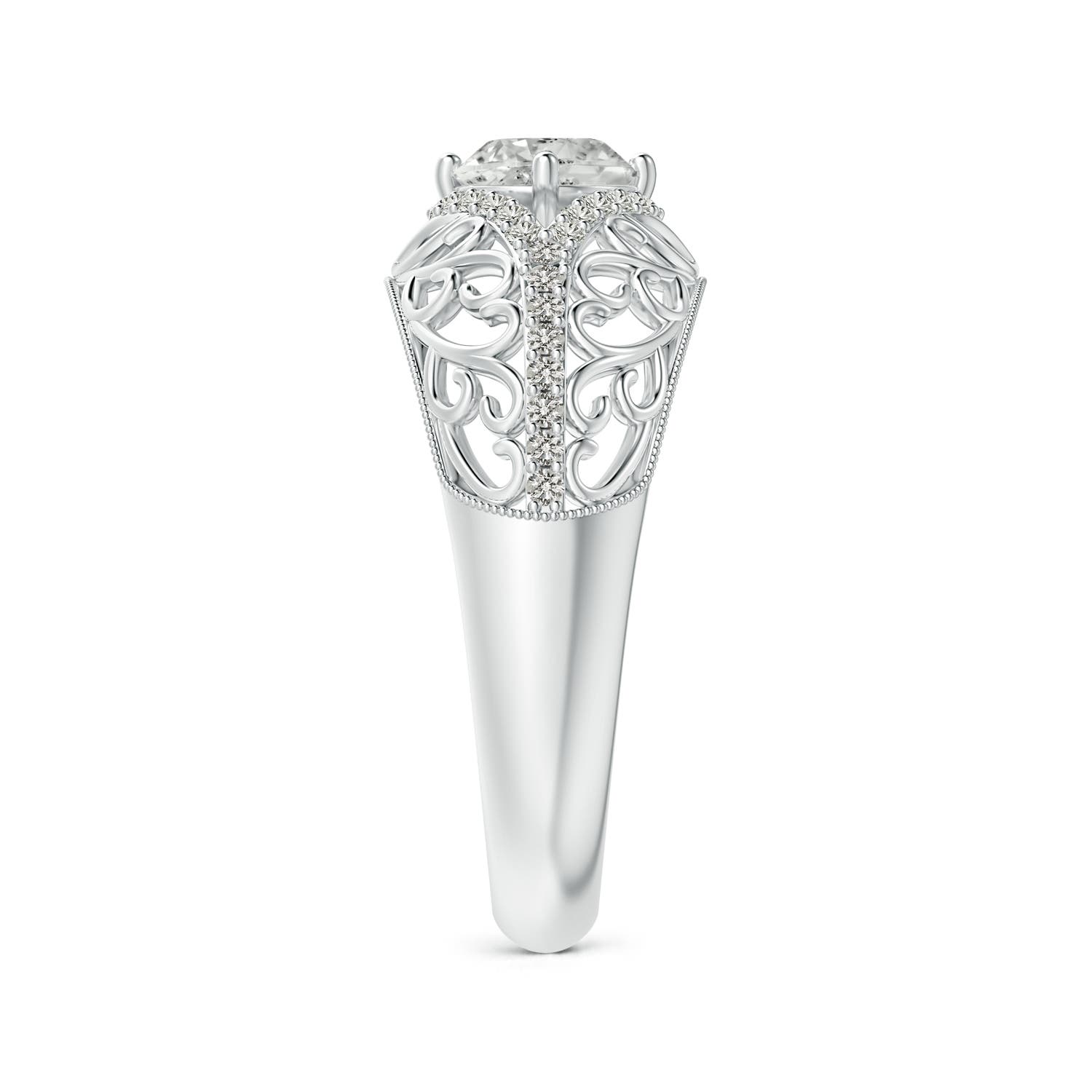 K, I3 / 0.78 CT / 14 KT White Gold