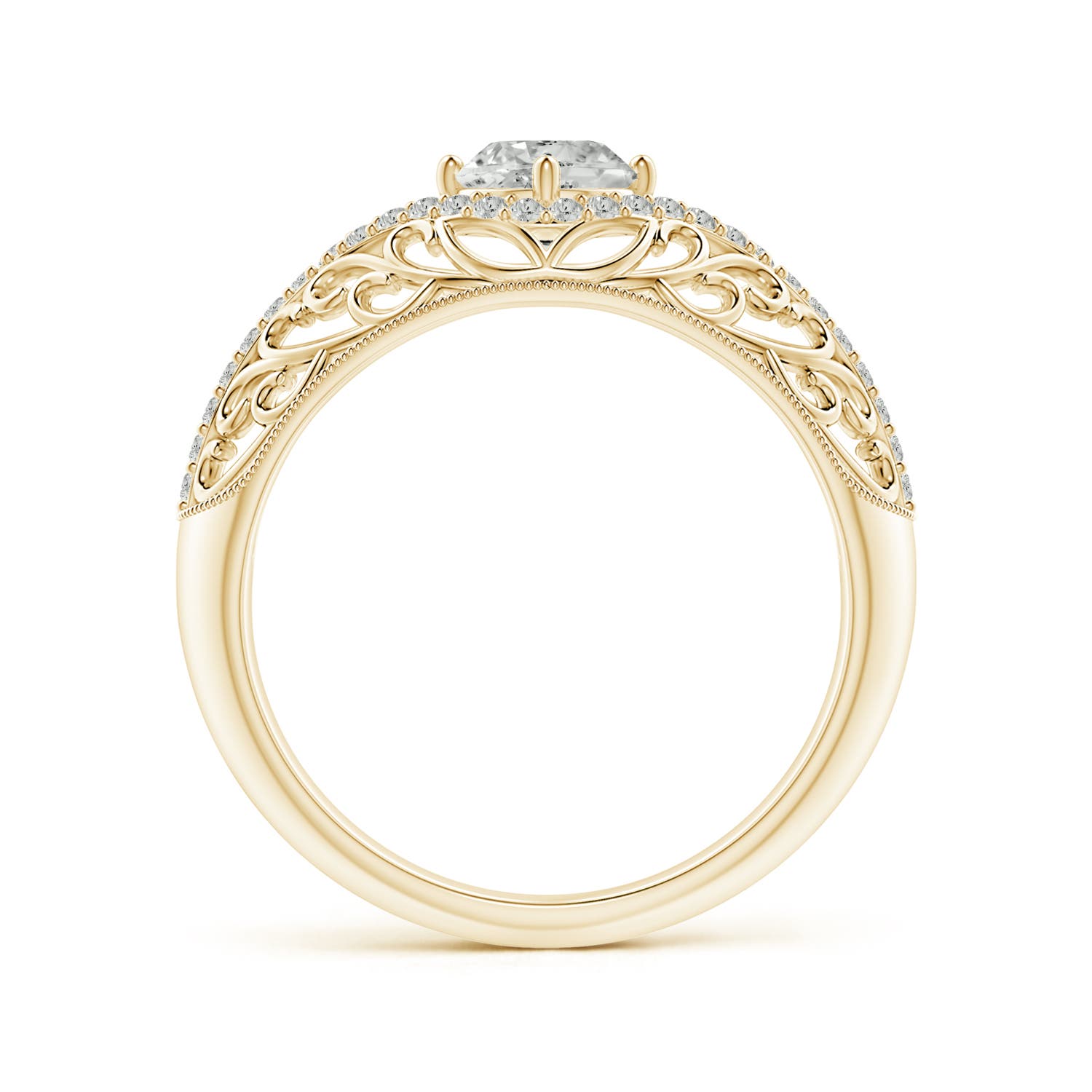 K, I3 / 0.78 CT / 14 KT Yellow Gold