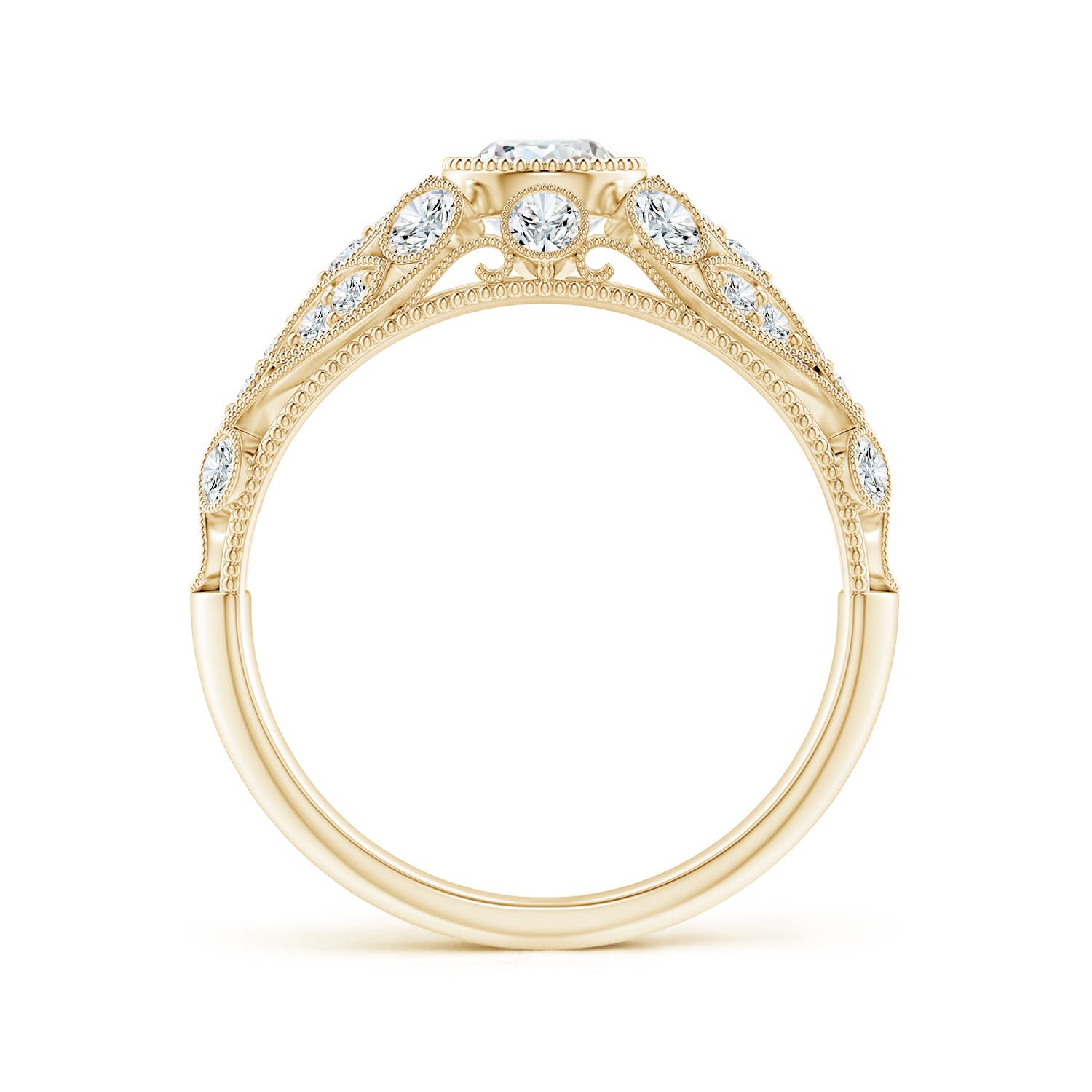 G, VS2 / 0.76 CT / 14 KT Yellow Gold