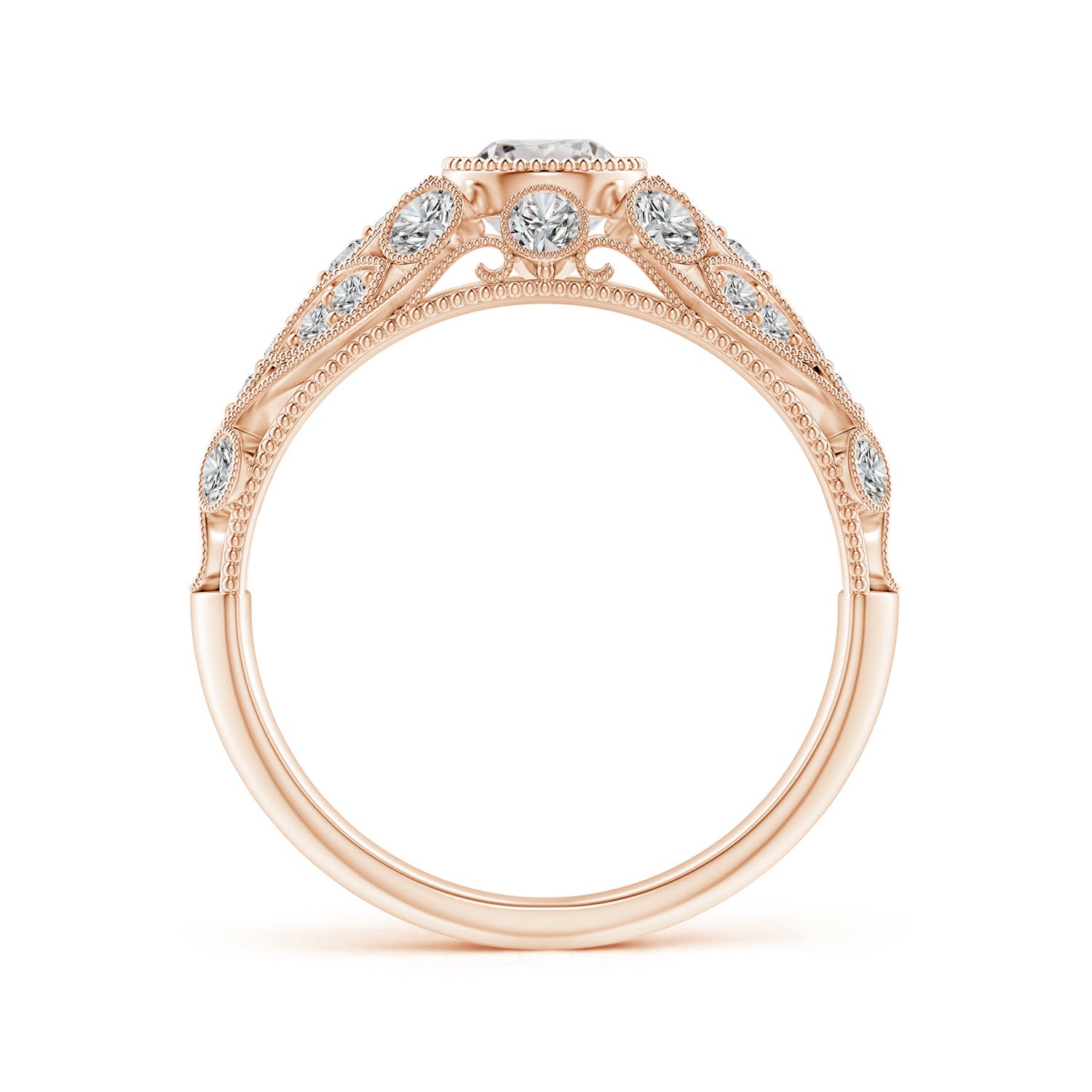 I-J, I1-I2 / 0.76 CT / 14 KT Rose Gold