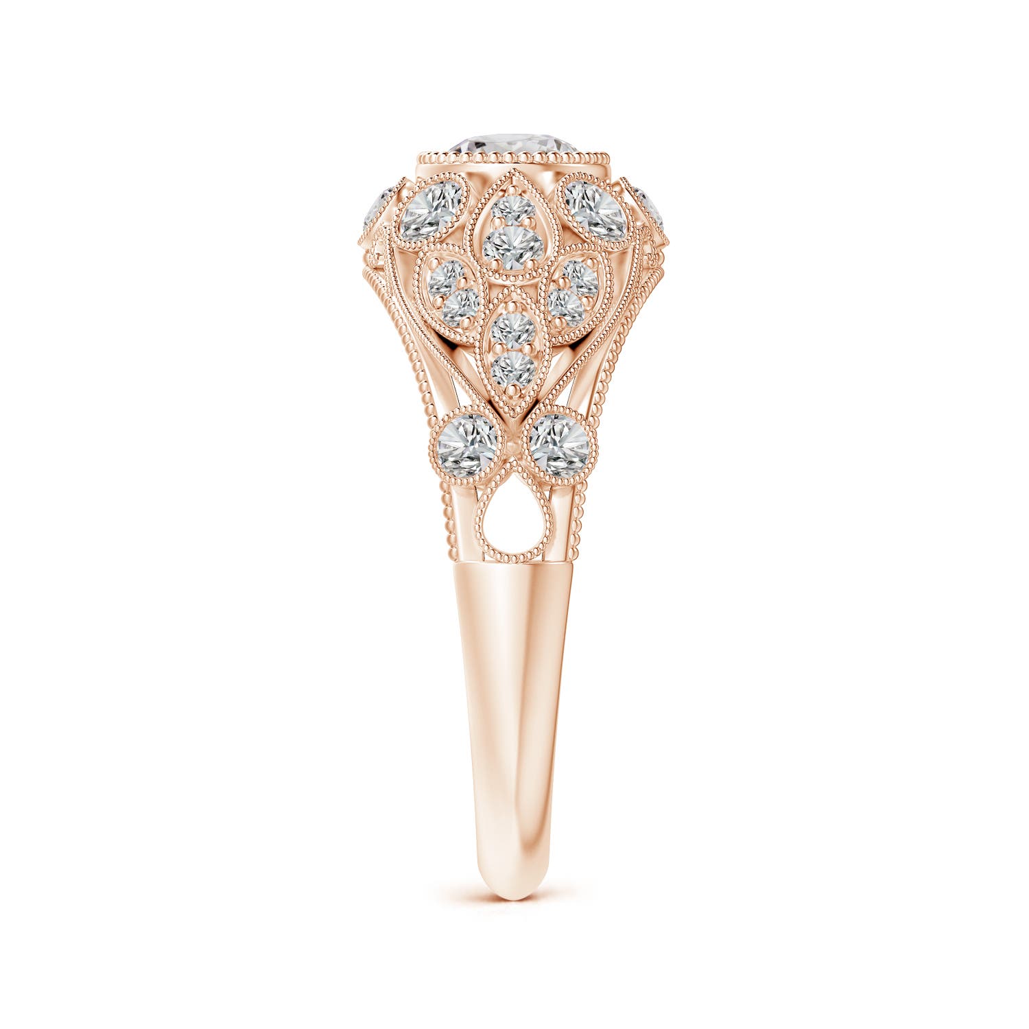 I-J, I1-I2 / 0.76 CT / 14 KT Rose Gold