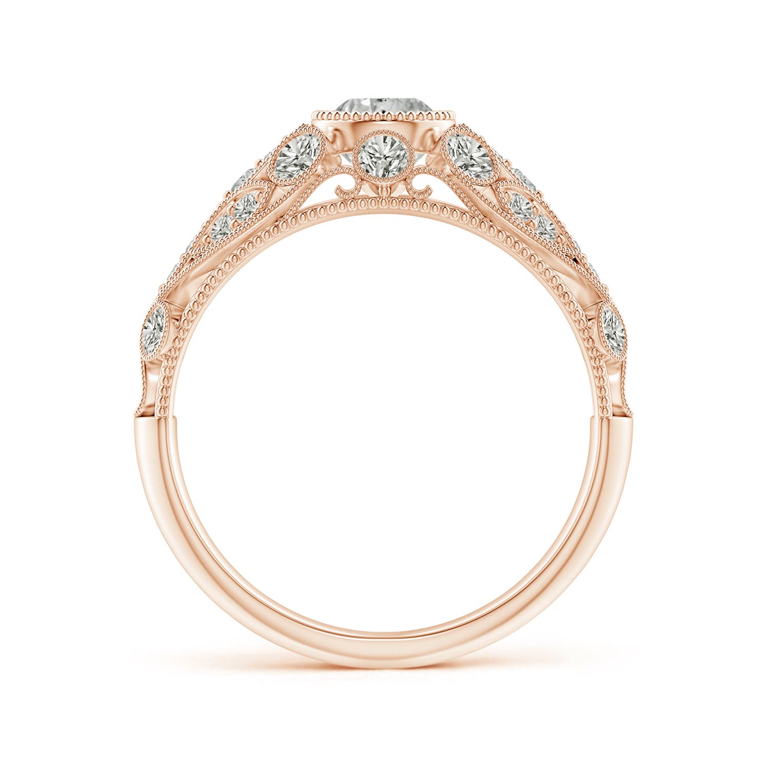 K, I3 / 0.76 CT / 14 KT Rose Gold