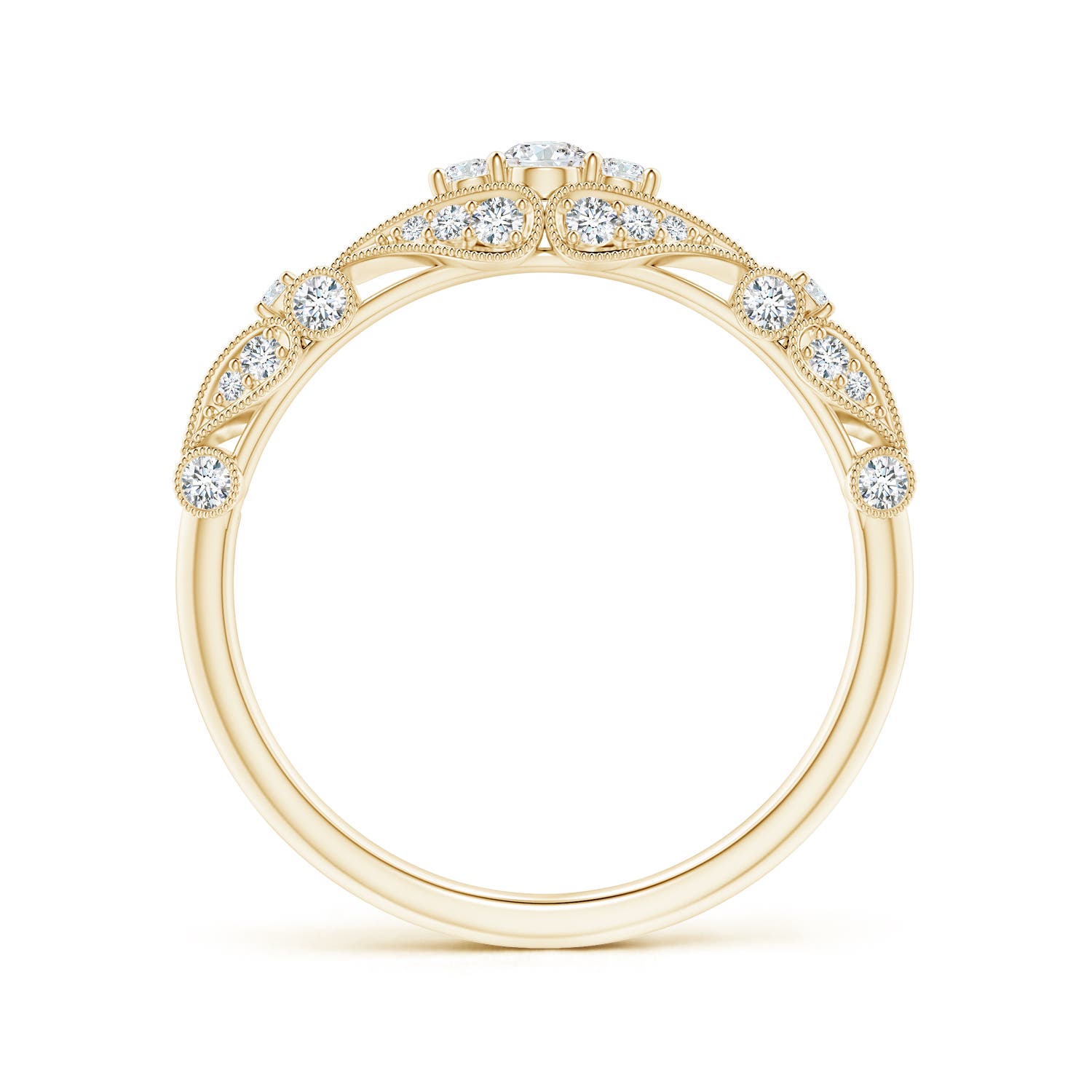 G, VS2 / 0.36 CT / 14 KT Yellow Gold