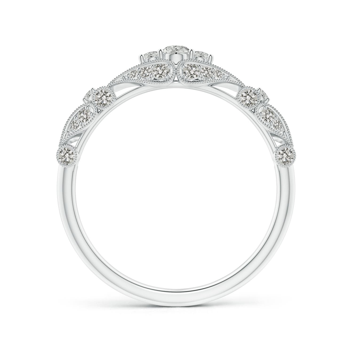 K, I3 / 0.36 CT / 14 KT White Gold