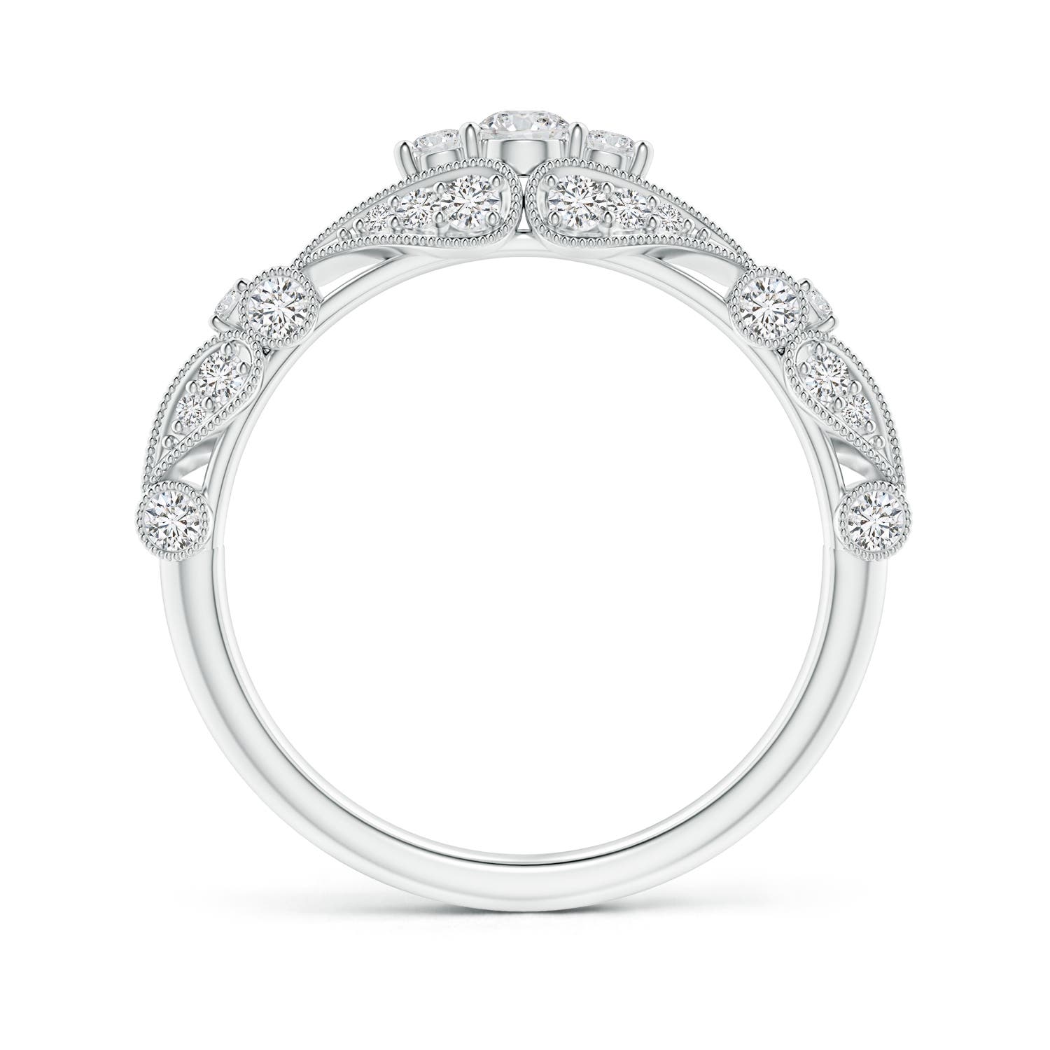 H, SI2 / 0.51 CT / 14 KT White Gold