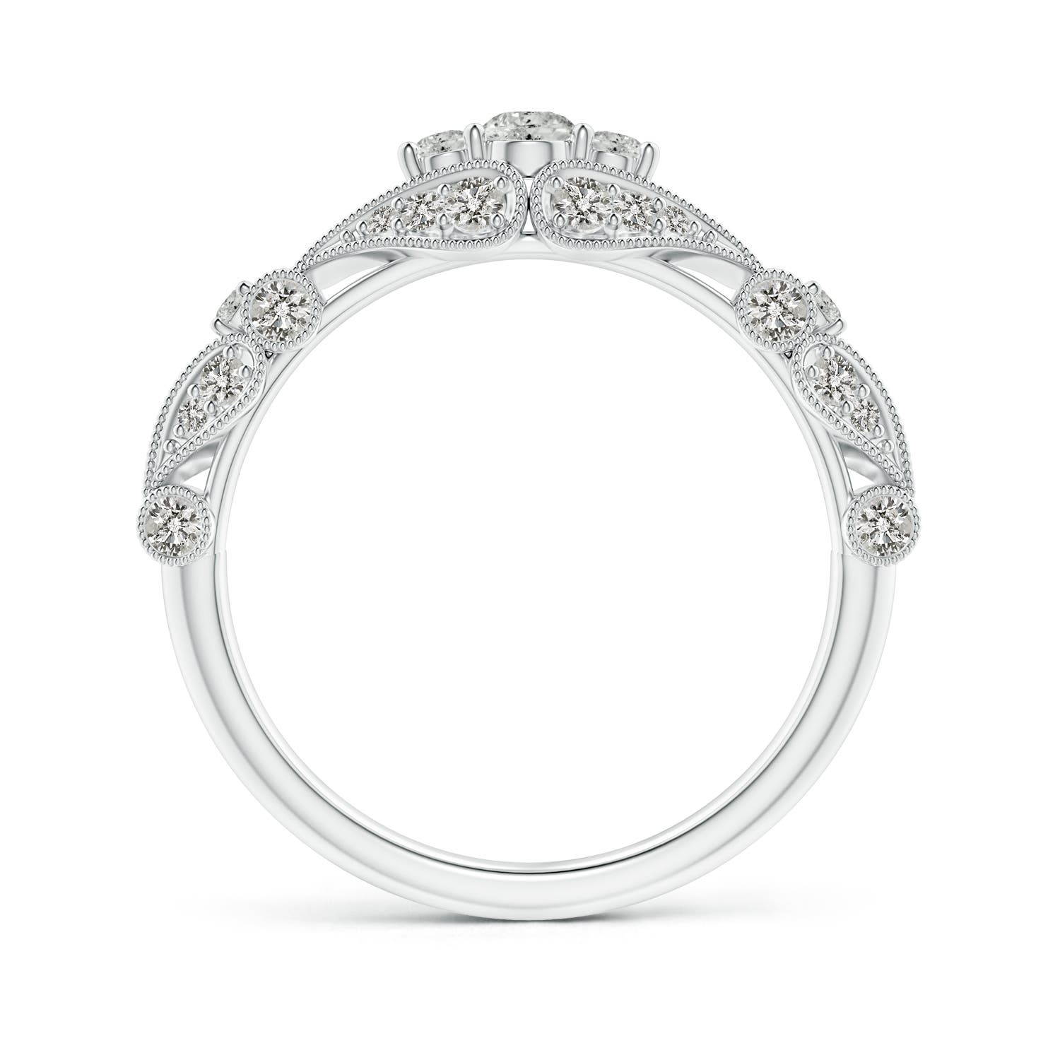 K, I3 / 0.51 CT / 14 KT White Gold