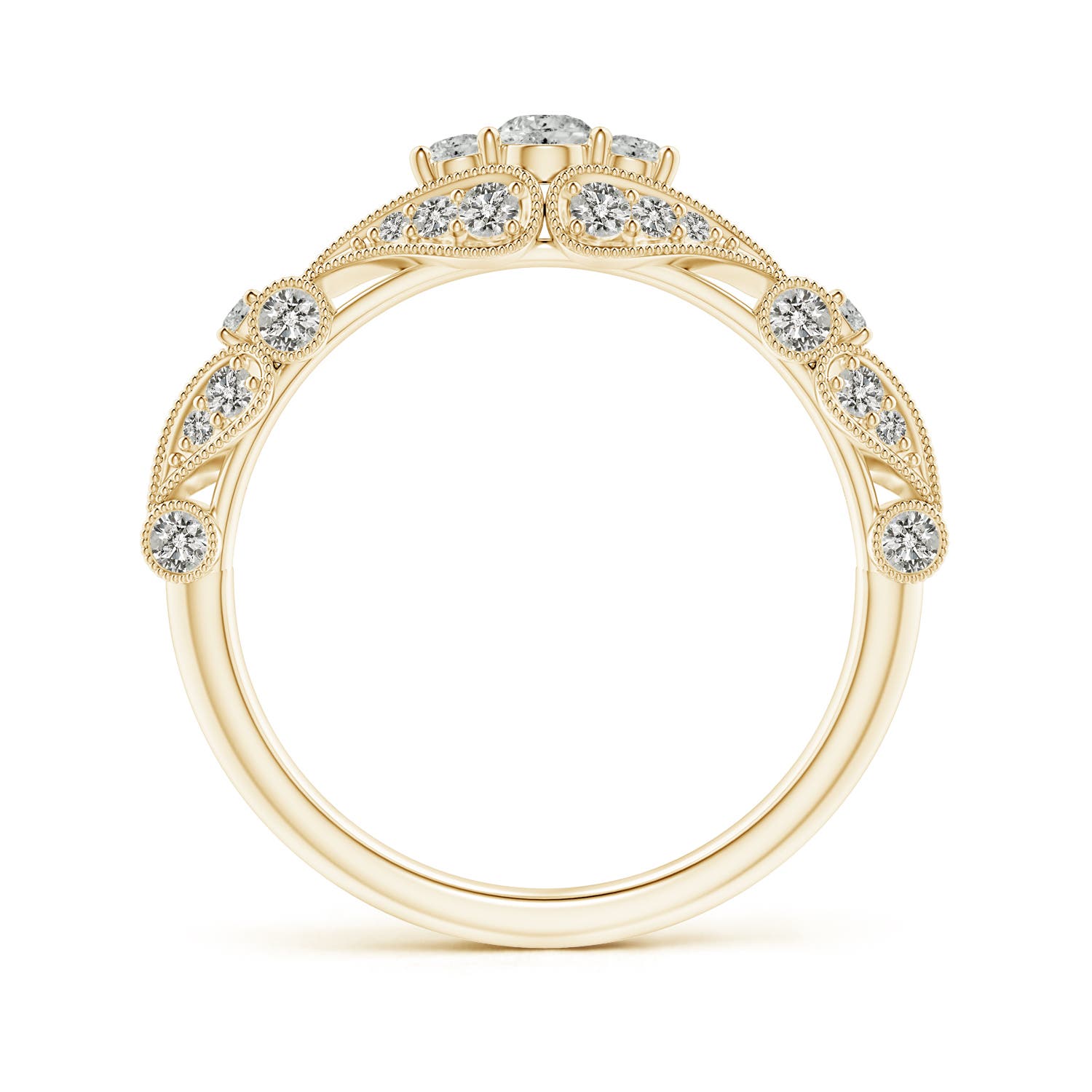 K, I3 / 0.51 CT / 14 KT Yellow Gold