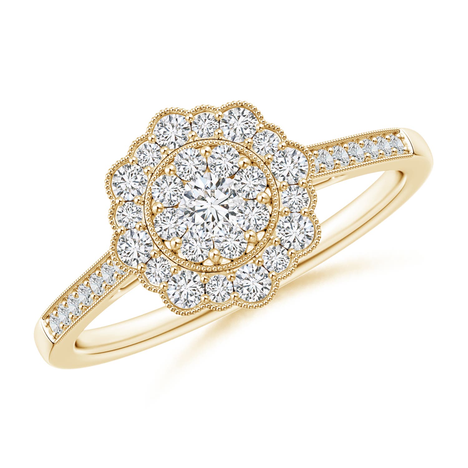 H, SI2 / 0.39 CT / 14 KT Yellow Gold