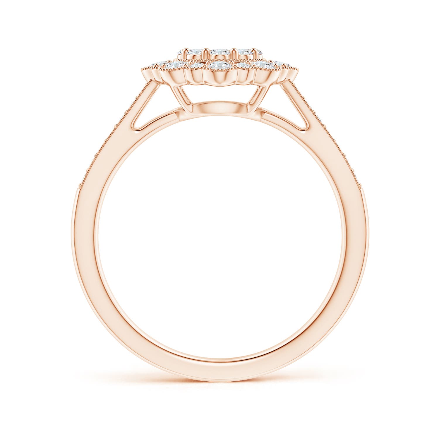 F-G, VS / 0.51 CT / 14 KT Rose Gold