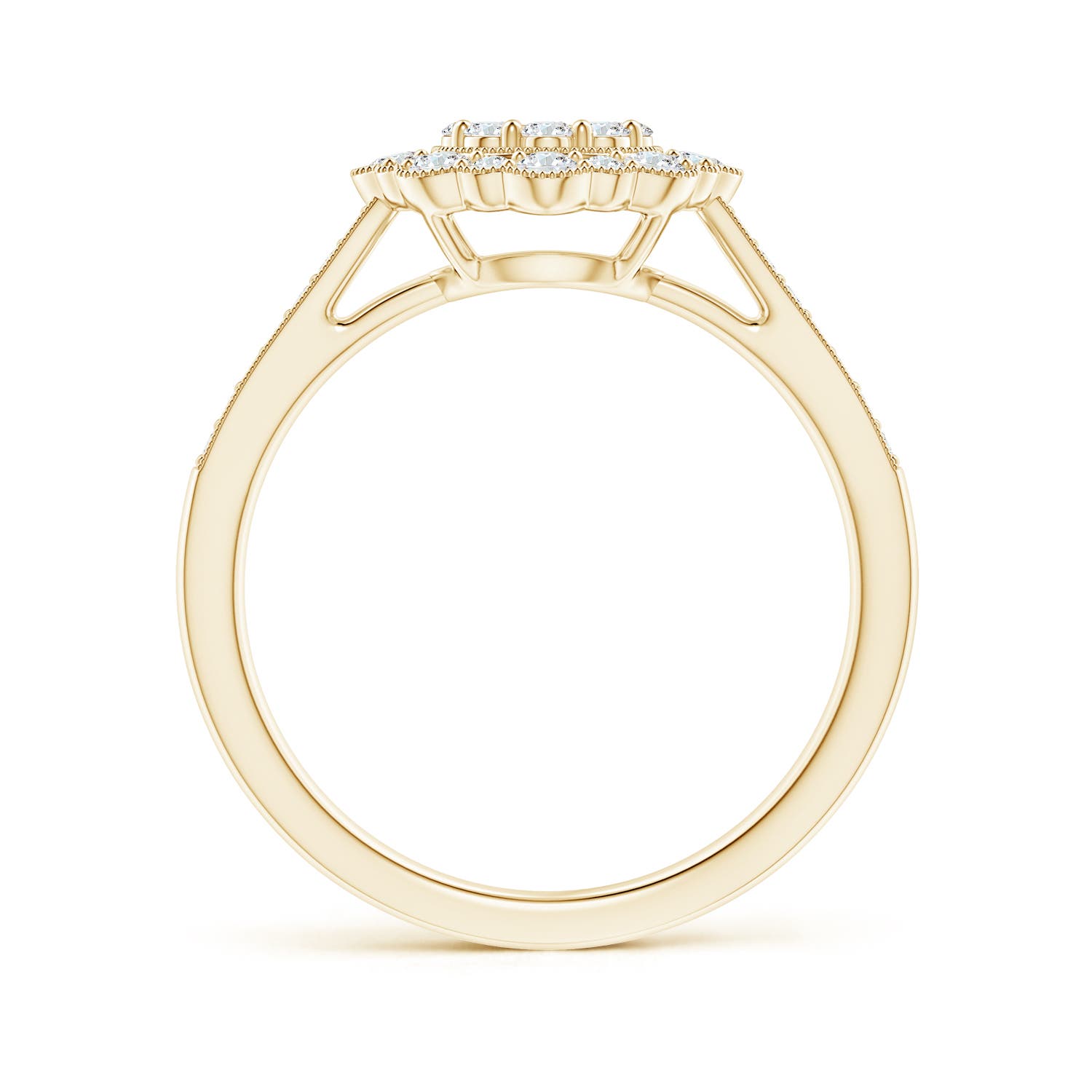 F-G, VS / 0.51 CT / 14 KT Yellow Gold