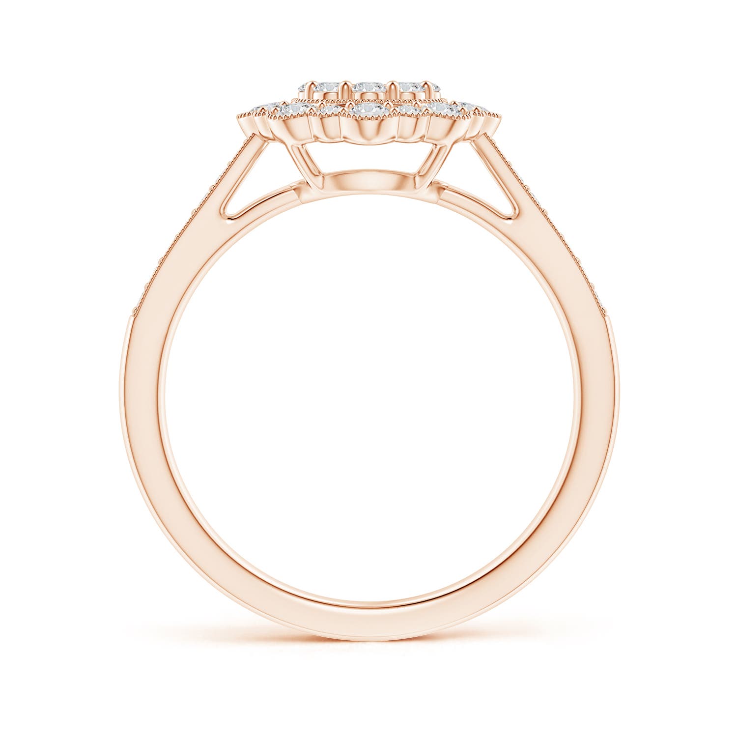 H, SI2 / 0.51 CT / 14 KT Rose Gold