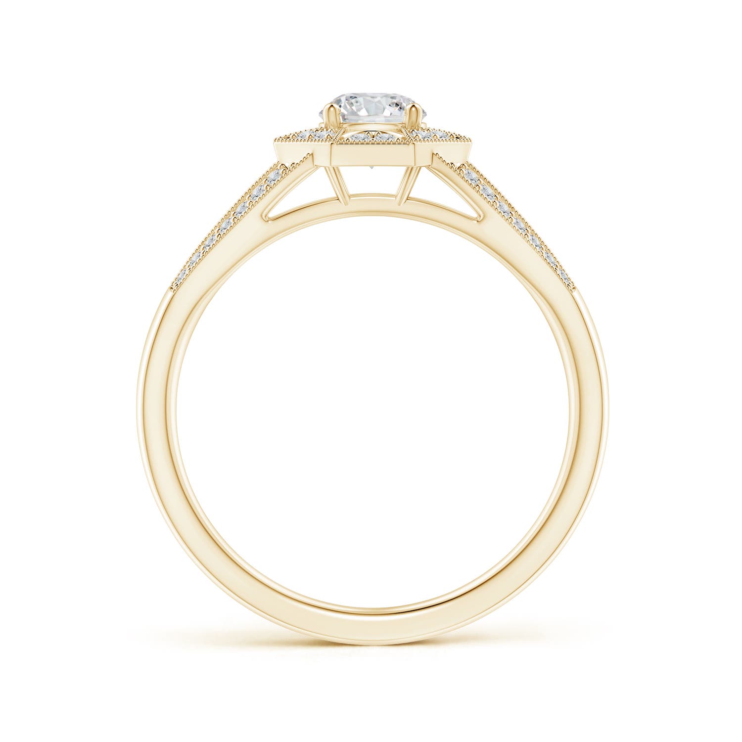 H, SI2 / 0.53 CT / 14 KT Yellow Gold