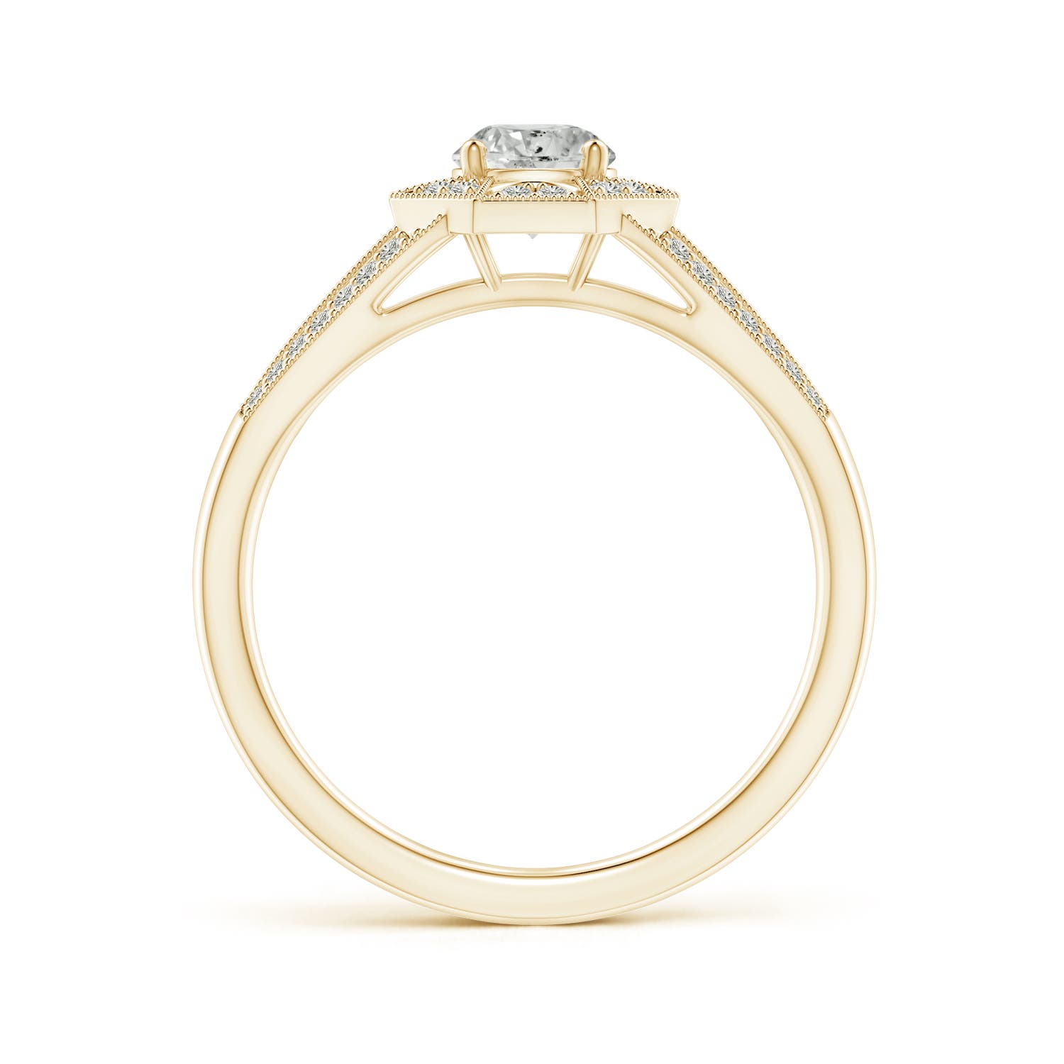 K, I3 / 0.65 CT / 14 KT Yellow Gold