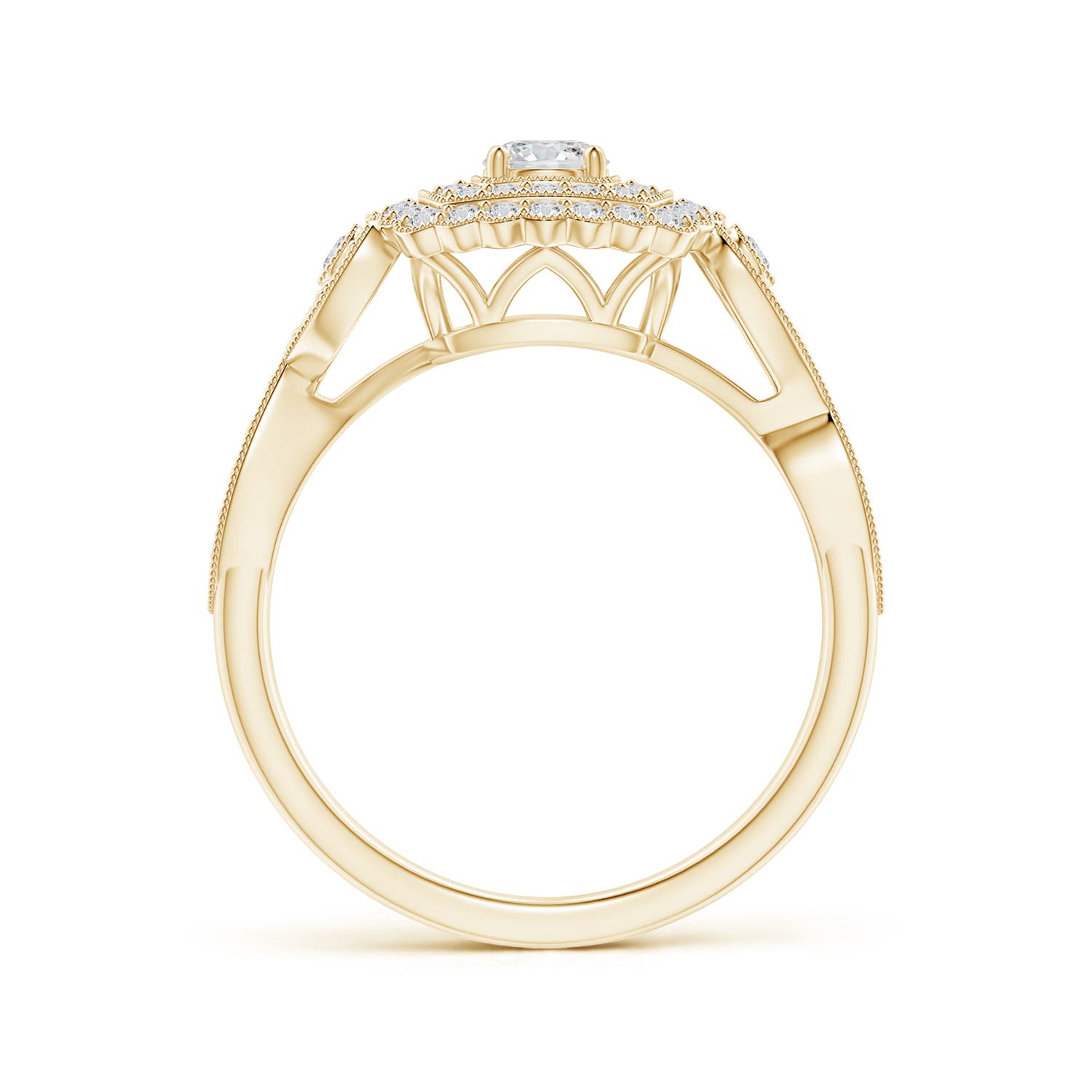 H, SI2 / 0.59 CT / 14 KT Yellow Gold