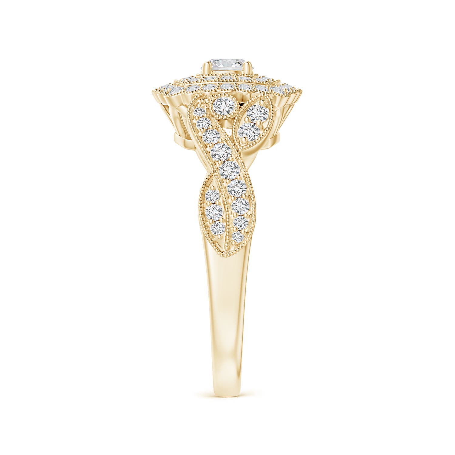 H, SI2 / 0.59 CT / 14 KT Yellow Gold