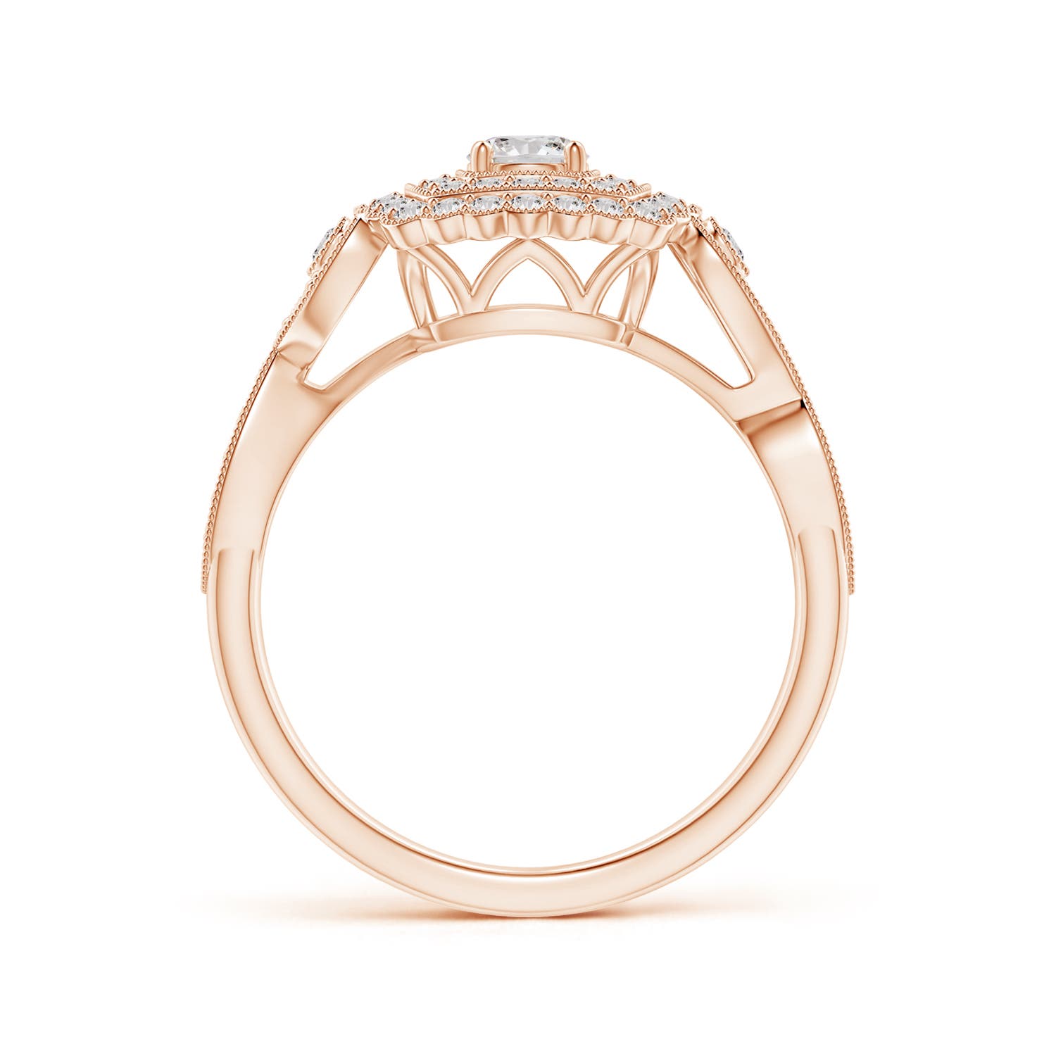 I-J, I1-I2 / 0.59 CT / 14 KT Rose Gold